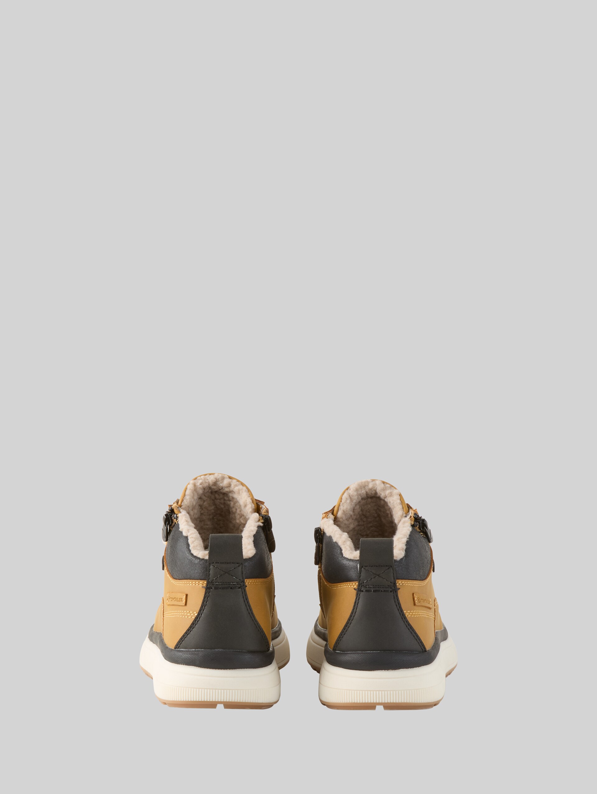 Waterproof lace-up shoes - camel - Product rear view