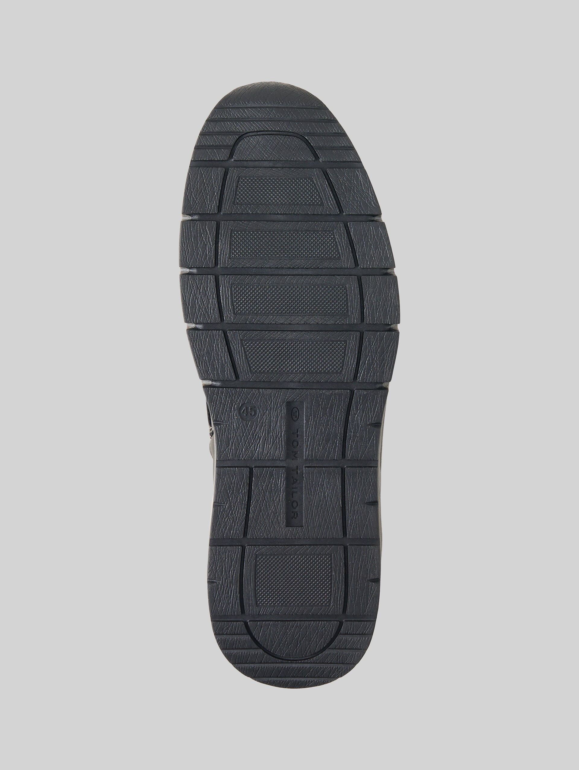 Waterproof ankle boots with lining - coal - Product view sole 