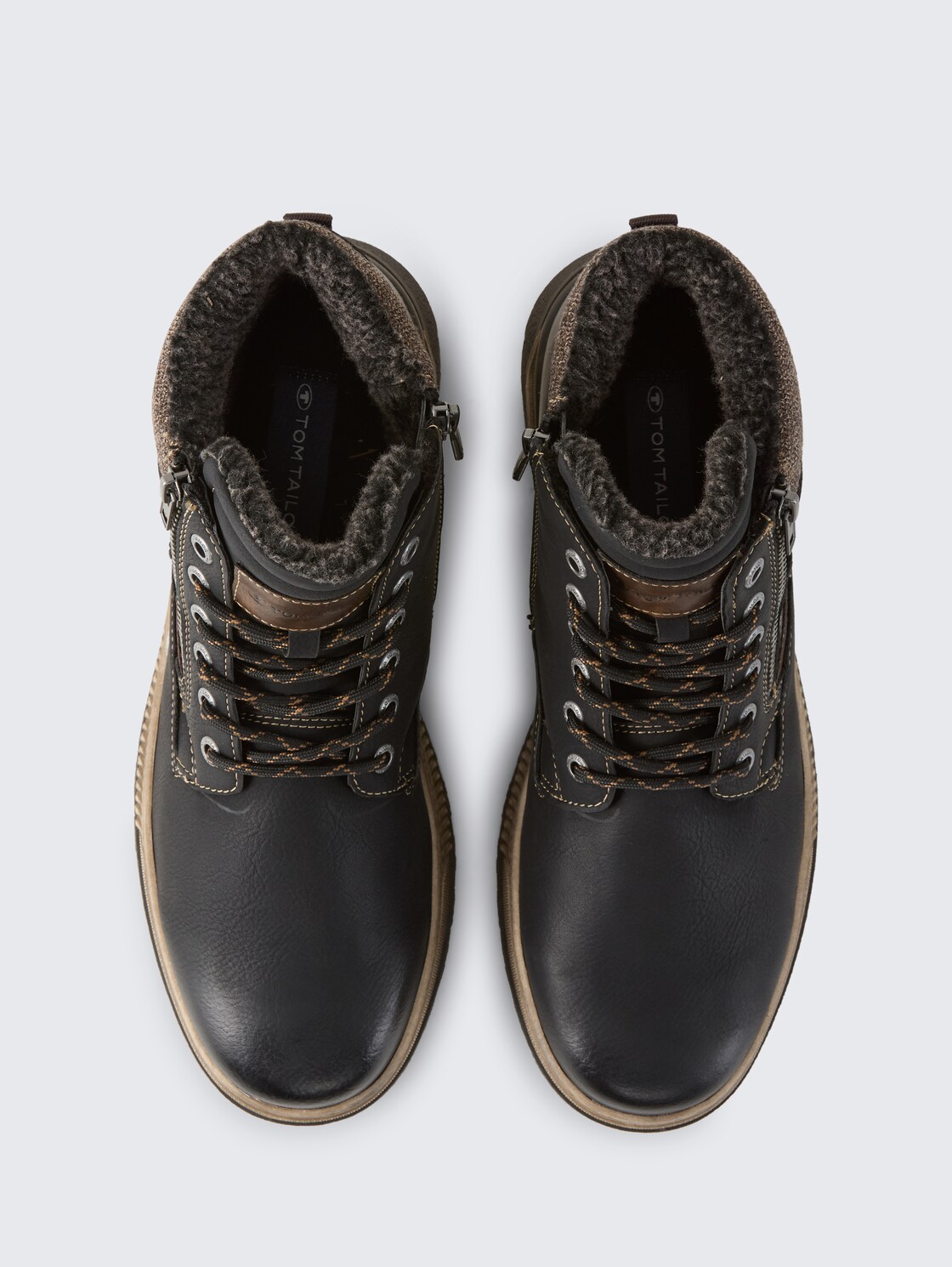 Wasserdichte Stiefeletten mit Fütterung - black - Produkt-Ansicht von oben 