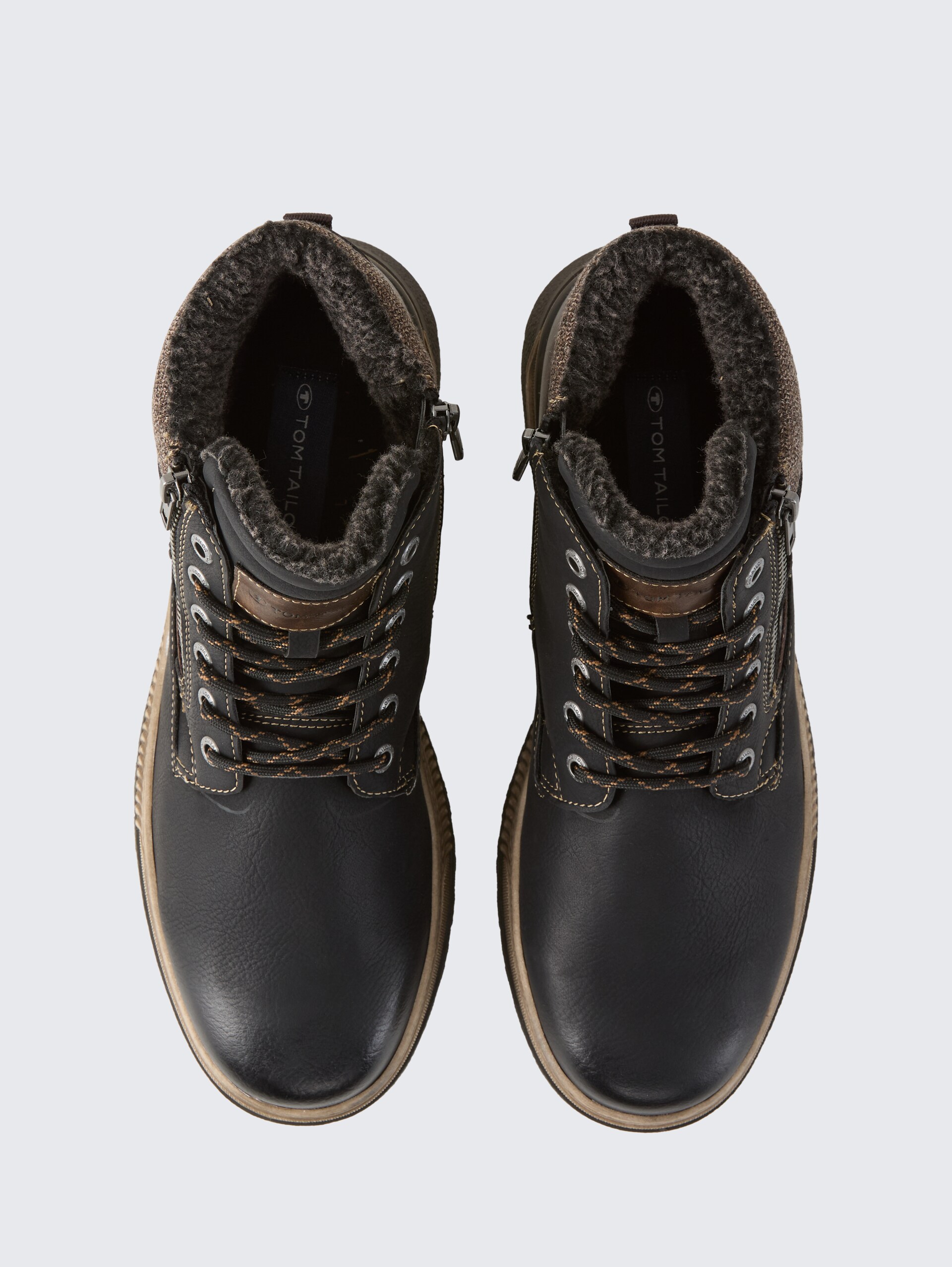Wasserdichte Stiefeletten mit Fütterung - black - Produkt-Ansicht von oben 