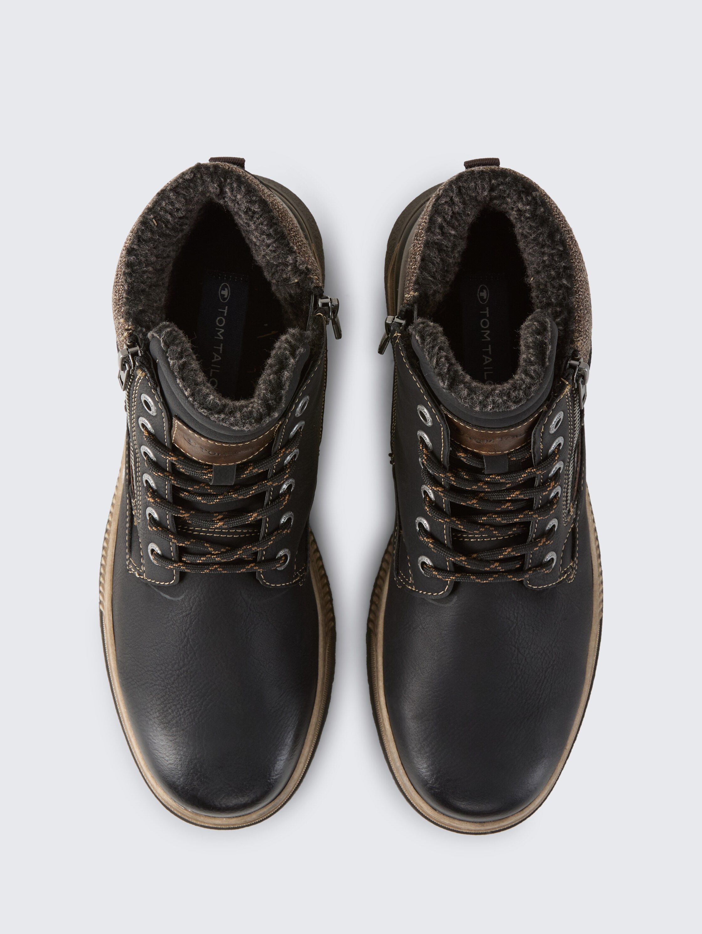 Wasserdichte Stiefeletten mit Fütterung - black_1 - 