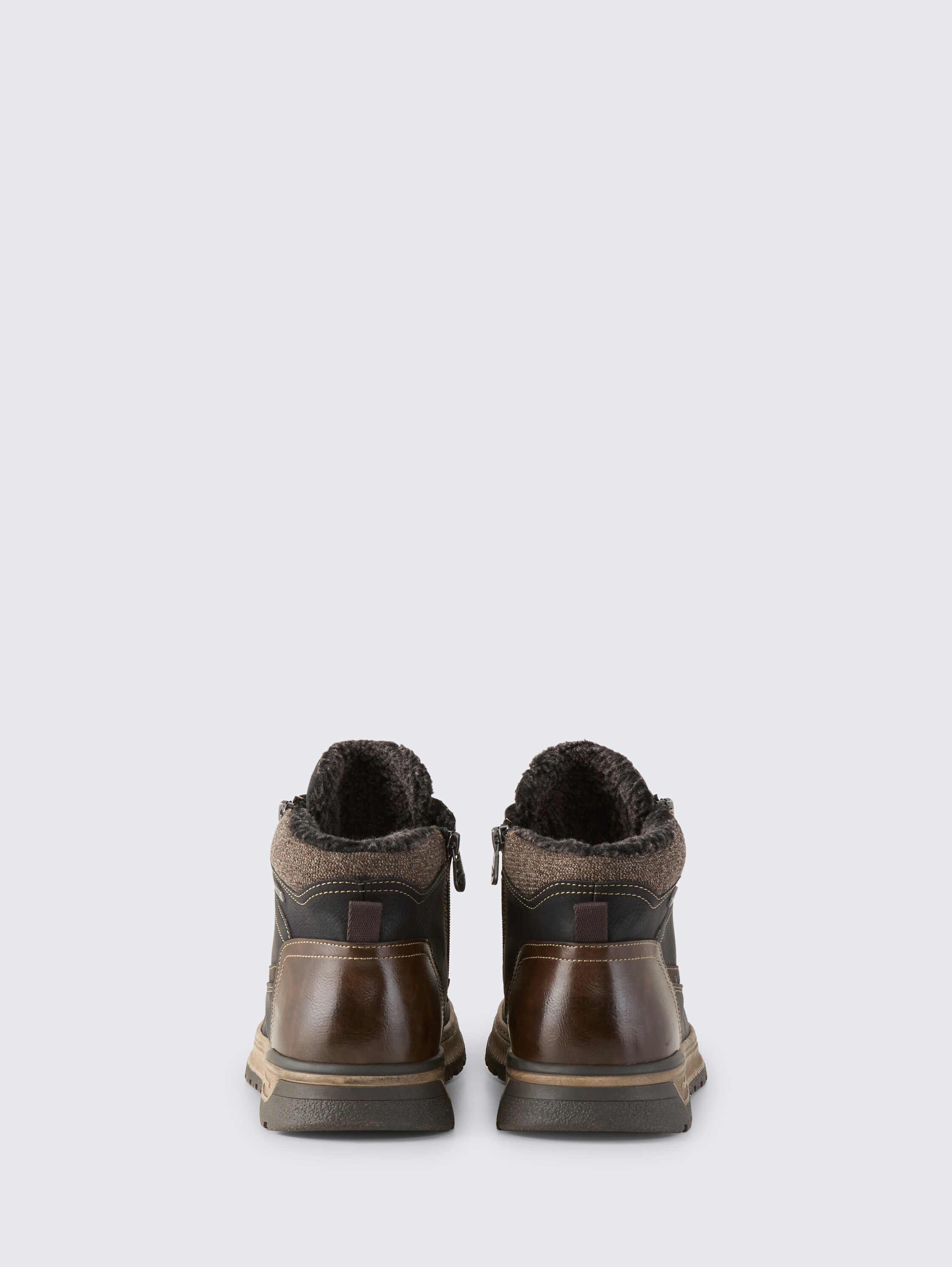 Wasserdichte Stiefeletten mit Fütterung - black_1 - 