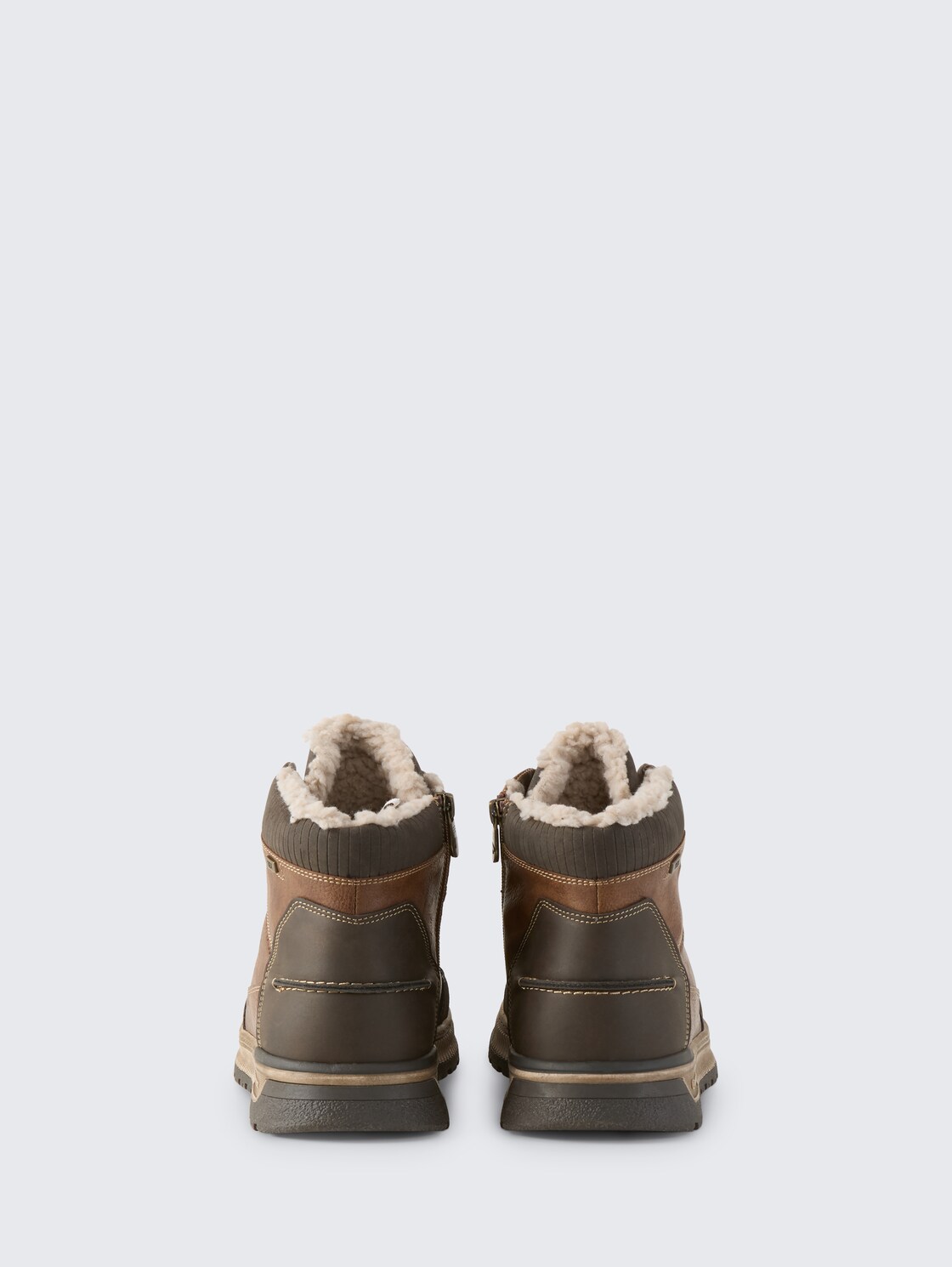 Wasserdichte Stiefeletten mit Fütterung - rust - Produkt-Rückansicht