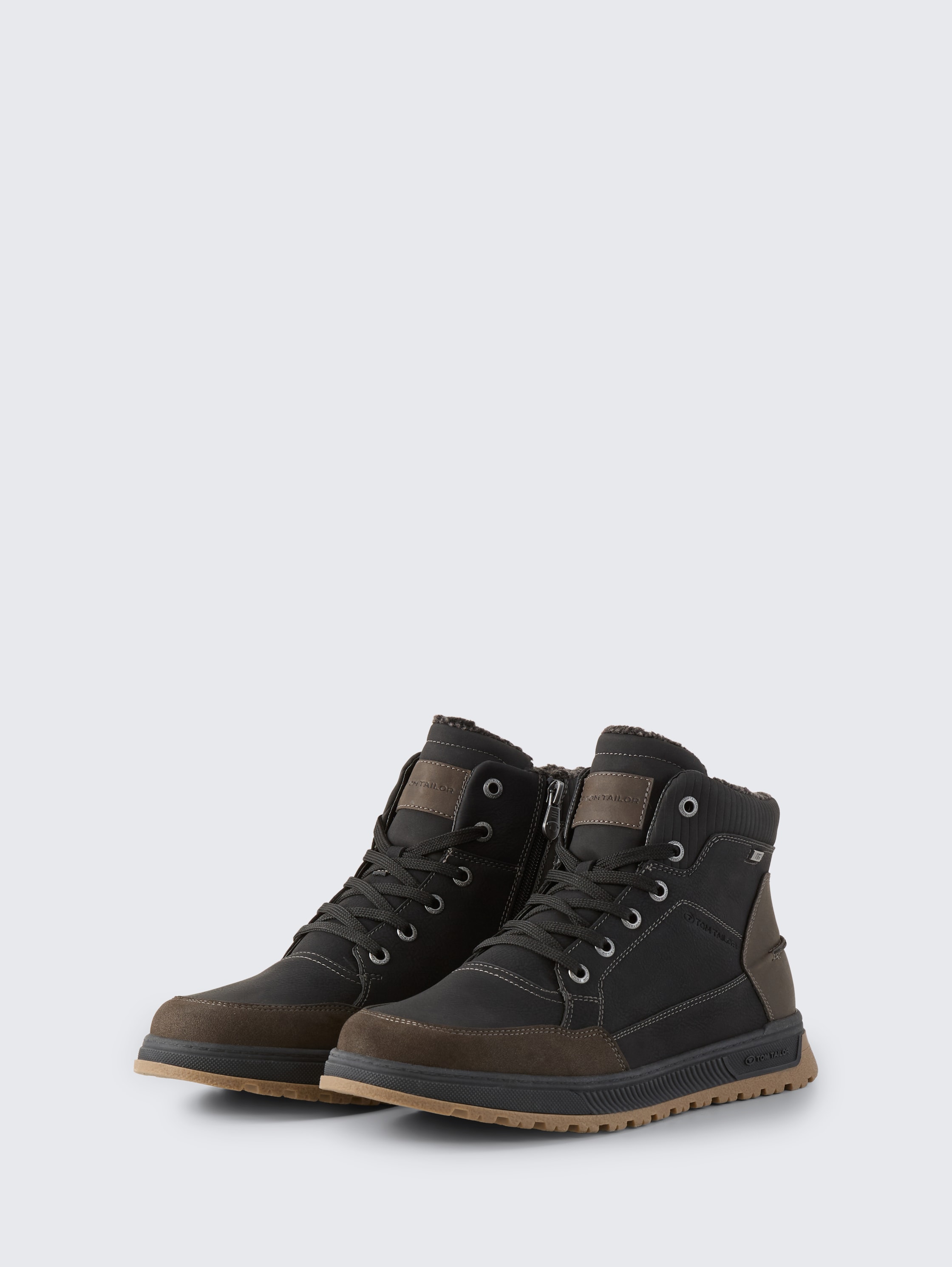 Wasserdichte Stiefeletten mit Fütterung - black_1 - 