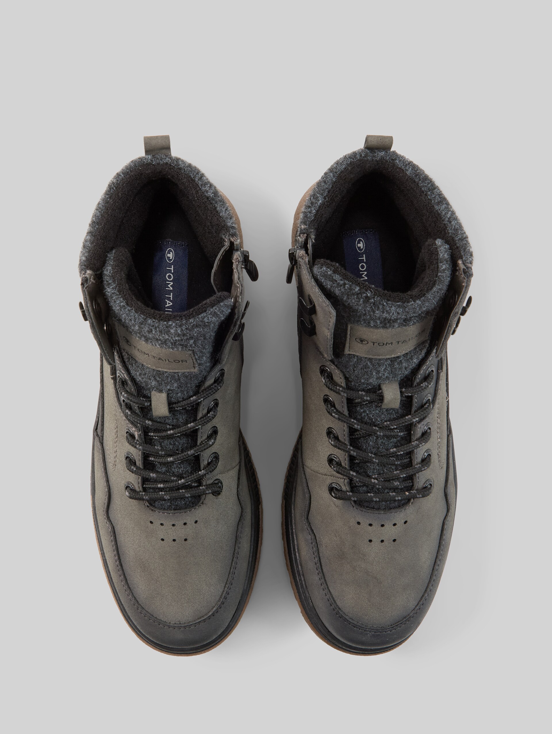 Waterdichte veterschoenen - grey - Bovenaanzicht product 