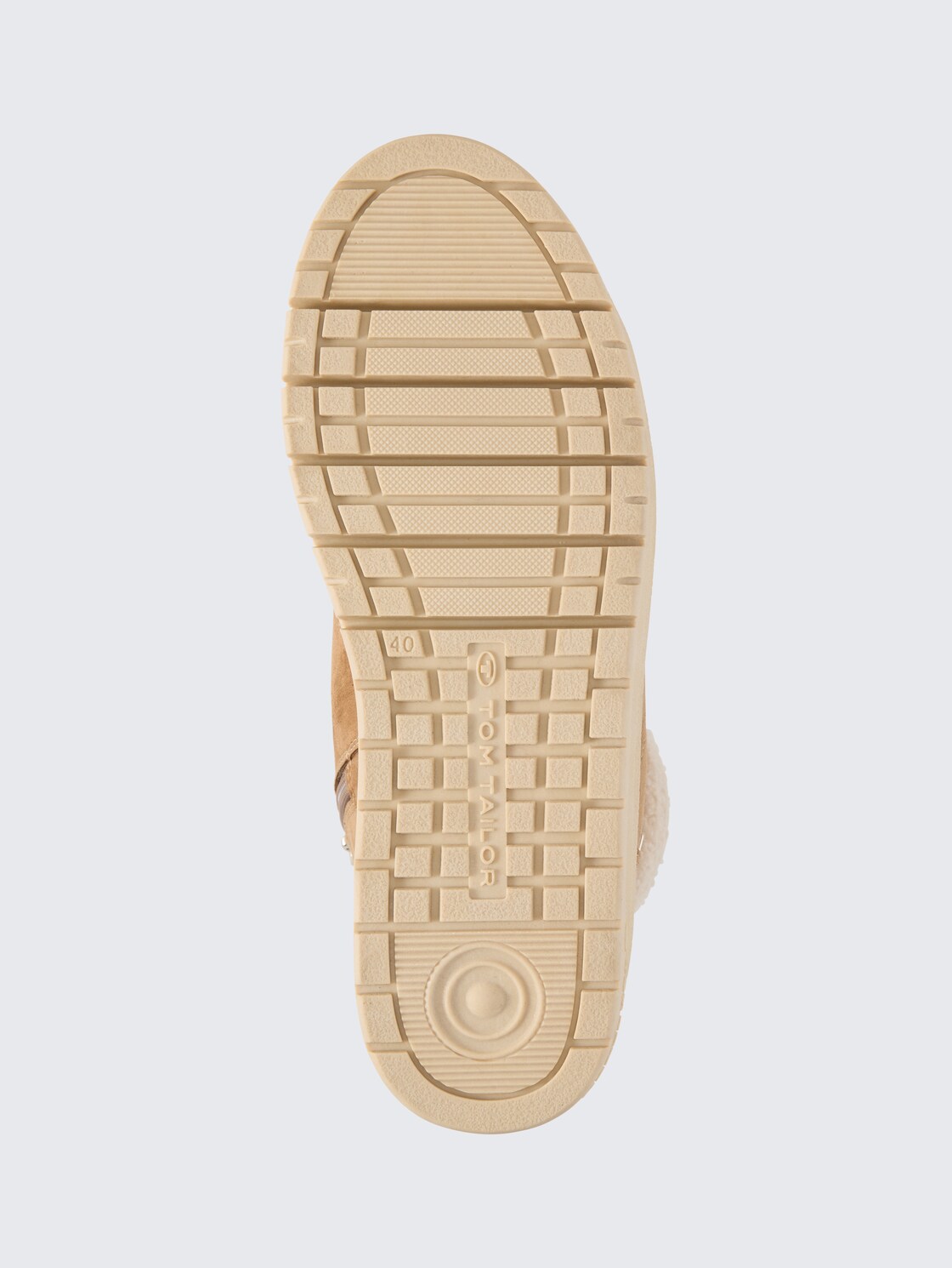 Wasserfeste Stiefeletten mit Fütterung - sand - Produkt-Ansicht Sohle