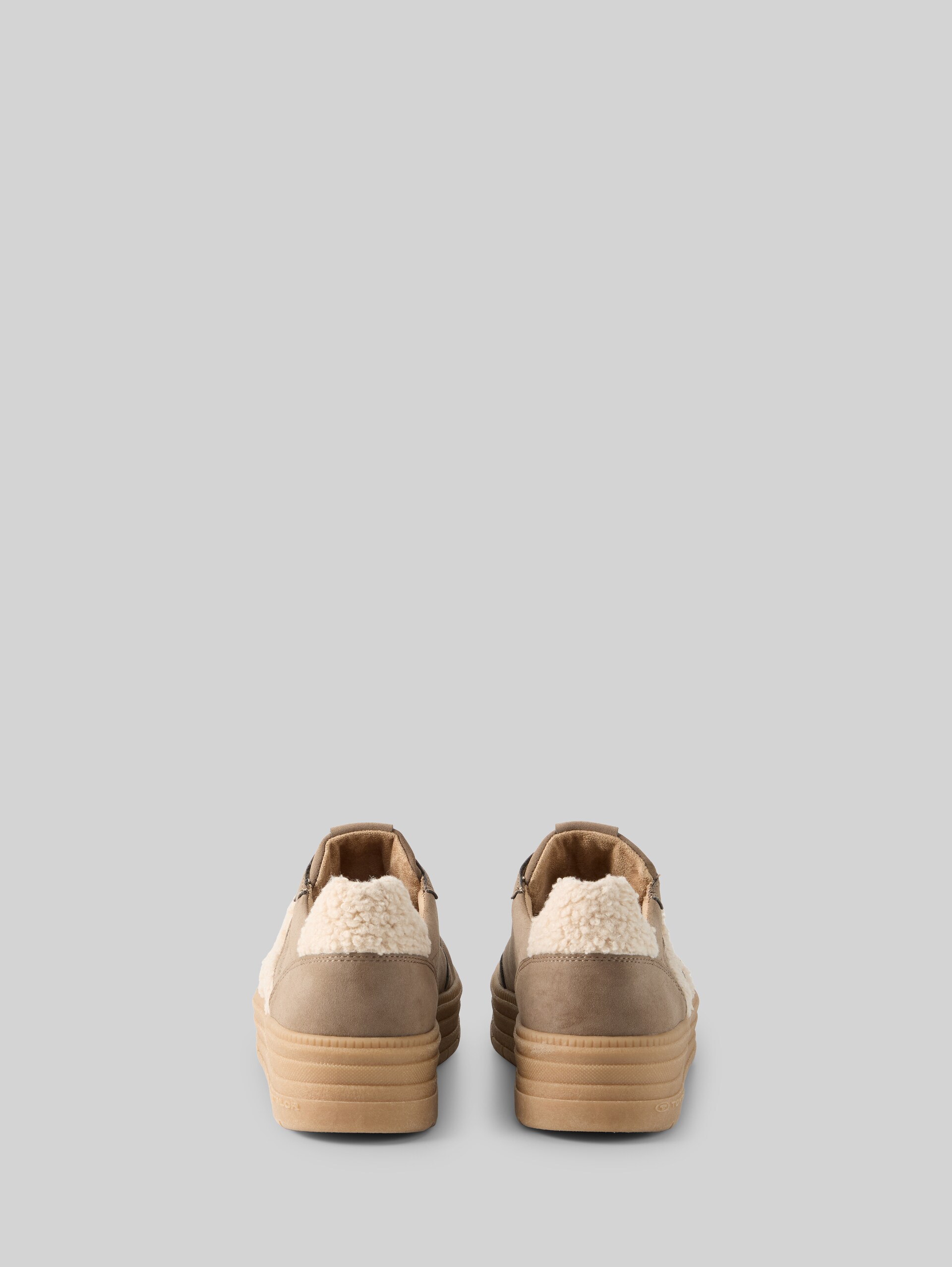 Baskets à semelle compensée - mud - Vue arrière du produit