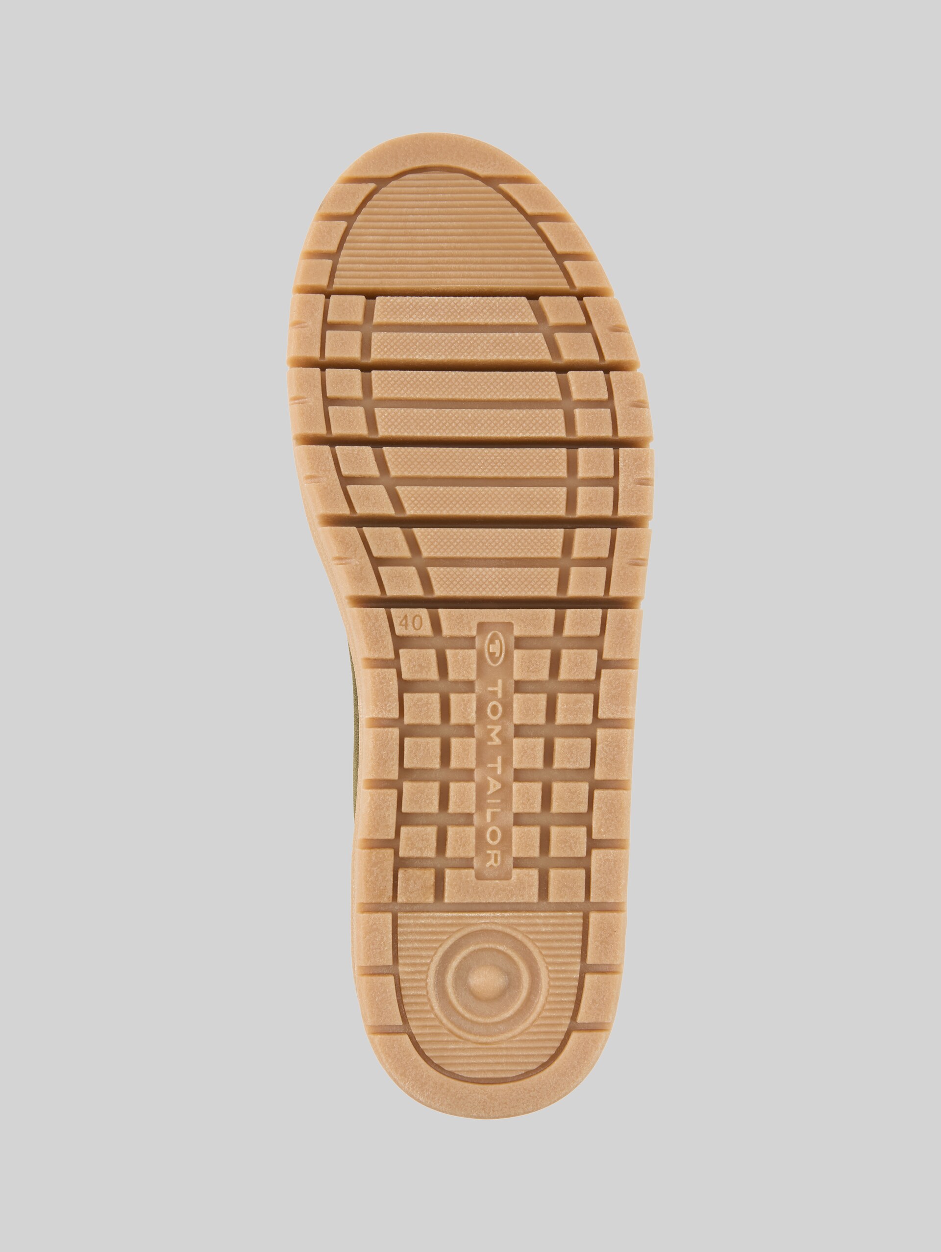 Baskets à semelle compensée - khaki - Vue du produit semelle