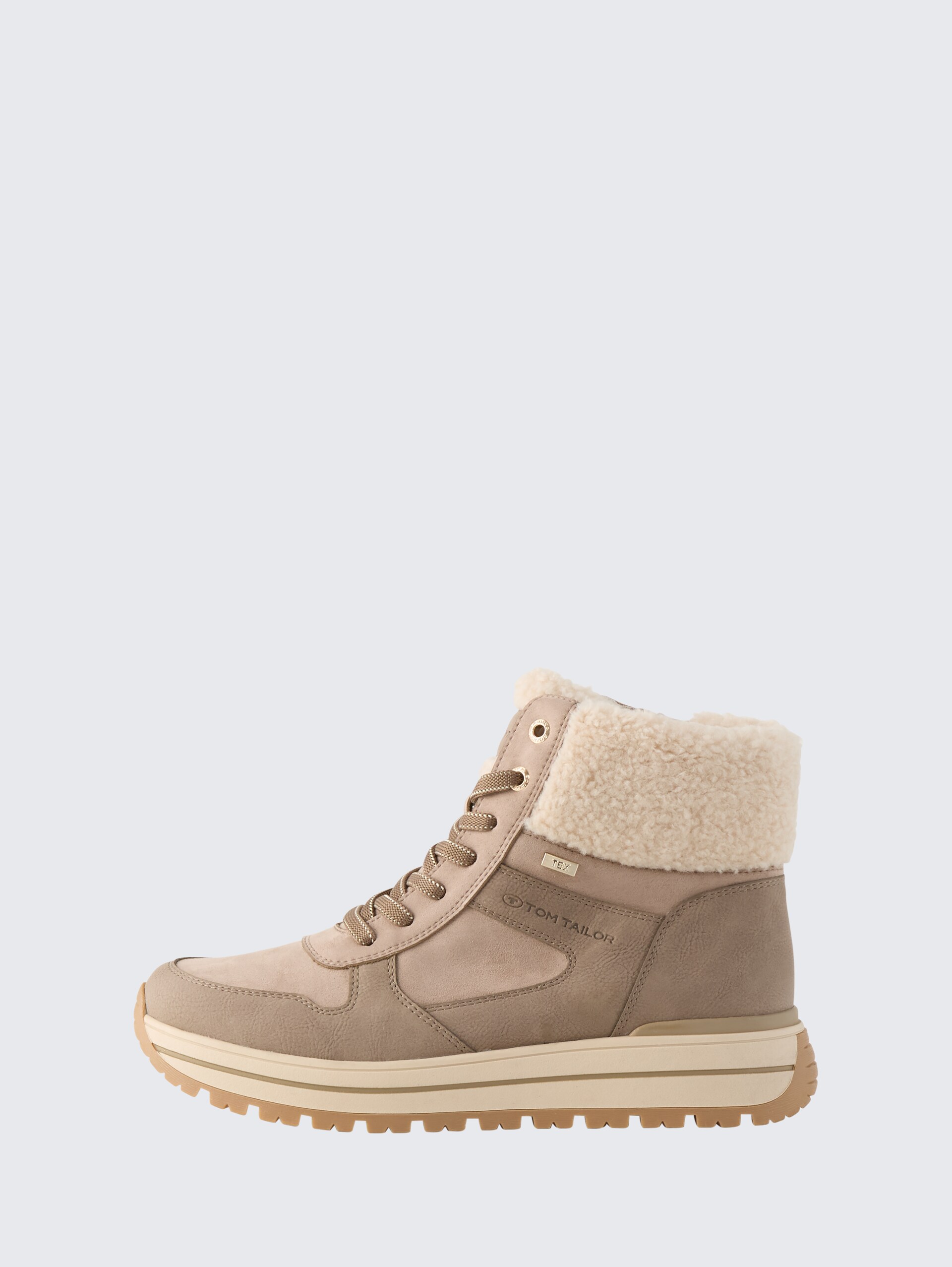 Wasserfeste Stiefeletten mit Plateau-Sohle - mud - seitliche Produkt-Ansicht