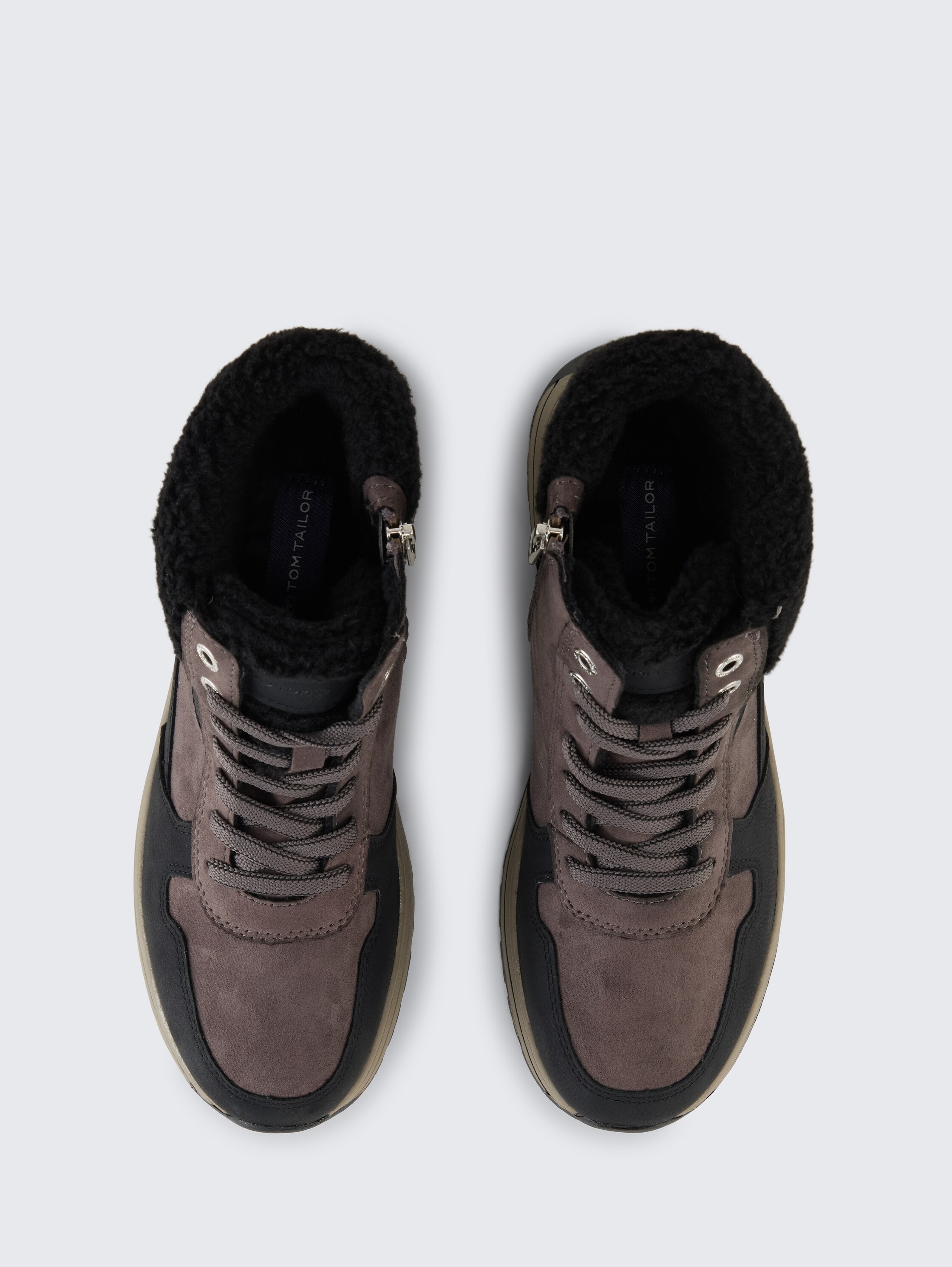 Bottines imperméables à semelle compensée - black - Vue du produit du haut