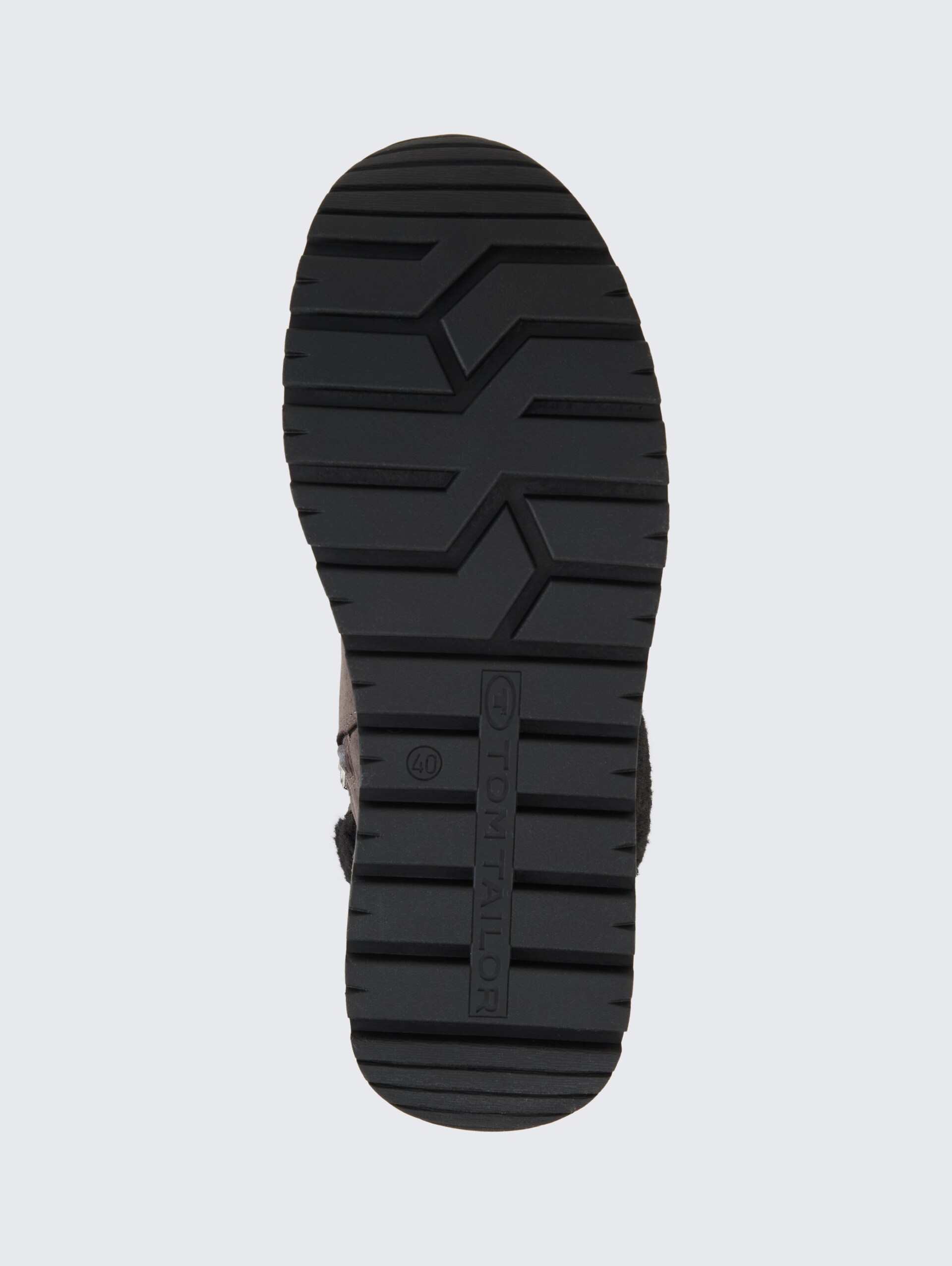 Wasserfeste Stiefeletten mit Plateau-Sohle - black - Produkt-Ansicht Sohle