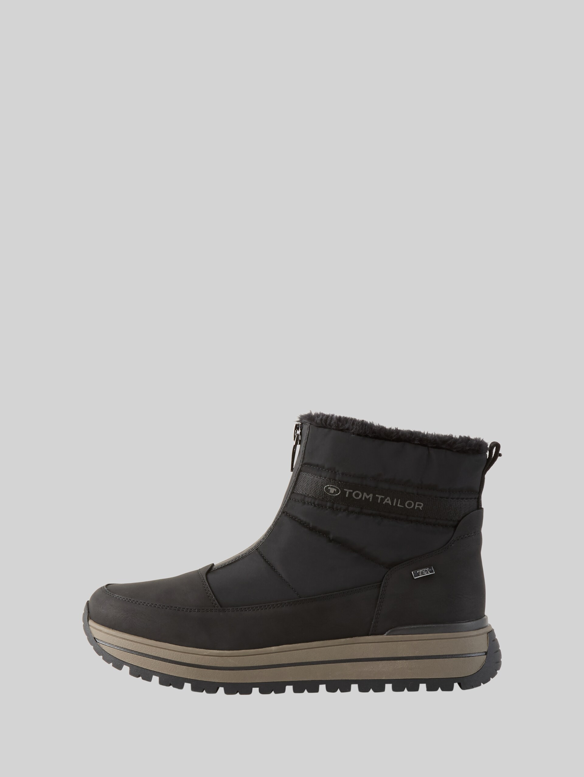 Waterproof ankle boots with lining - black - Product detail view