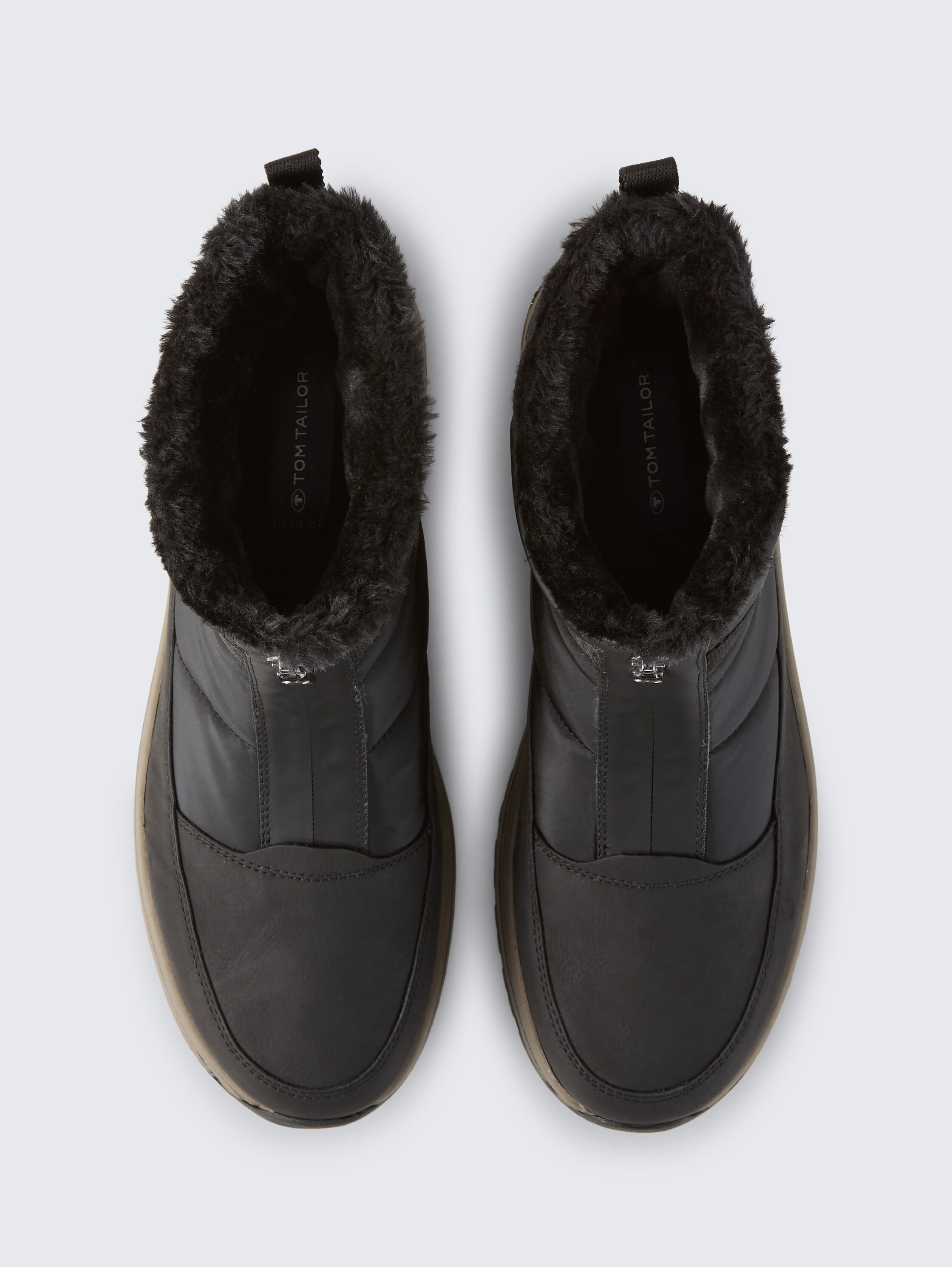 Wasserfeste Stiefeletten mit Fütterung - black_1 - 