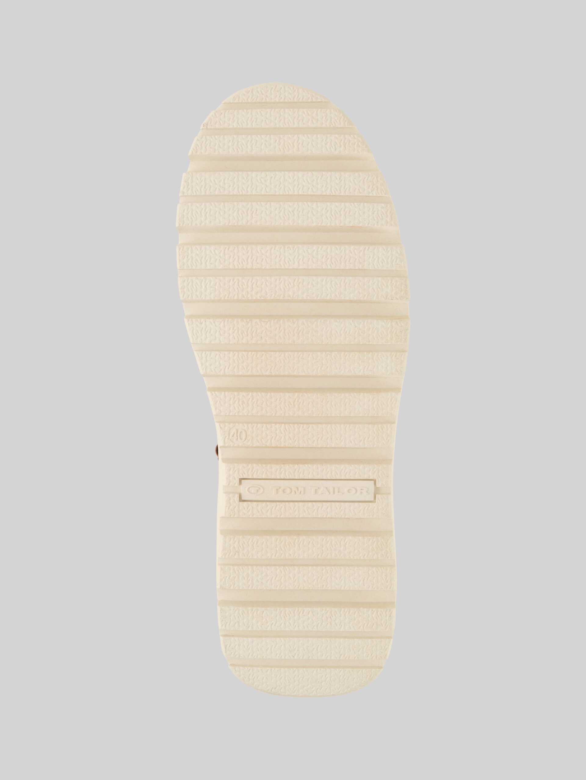 Waterproof snow boots with laces - cognac - Product view sole 