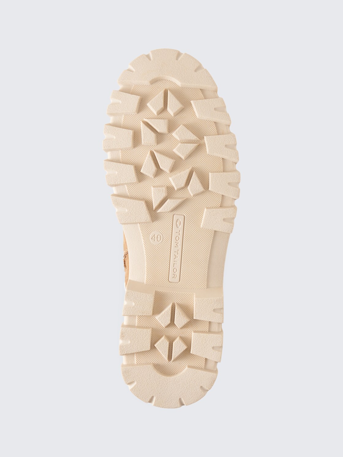 Wasserfeste Stiefel mit Fütterung - sand - Produkt-Ansicht Sohle