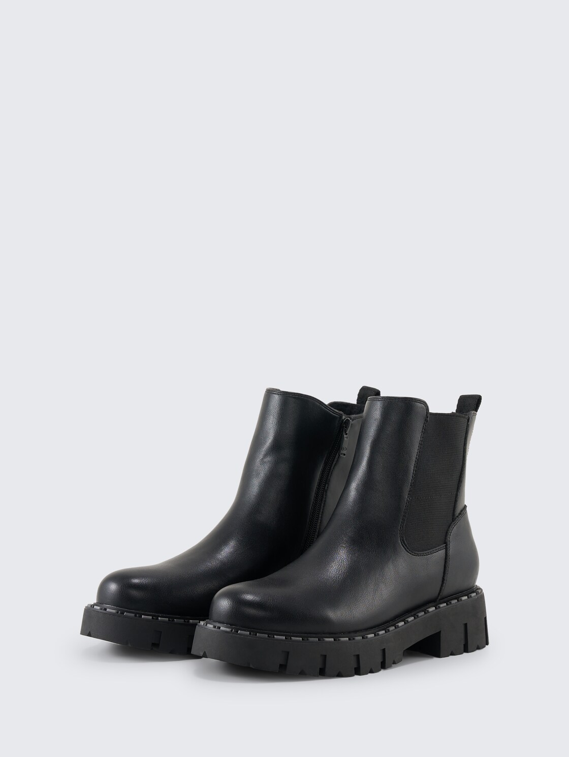 Gefütterte Chelsea Boots - black - seitliche Produkt-Ansicht