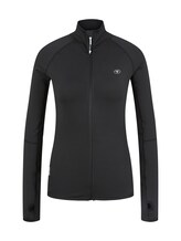 Geselecteerd, Powerstretch sportjack door Tom Tailor, zwart