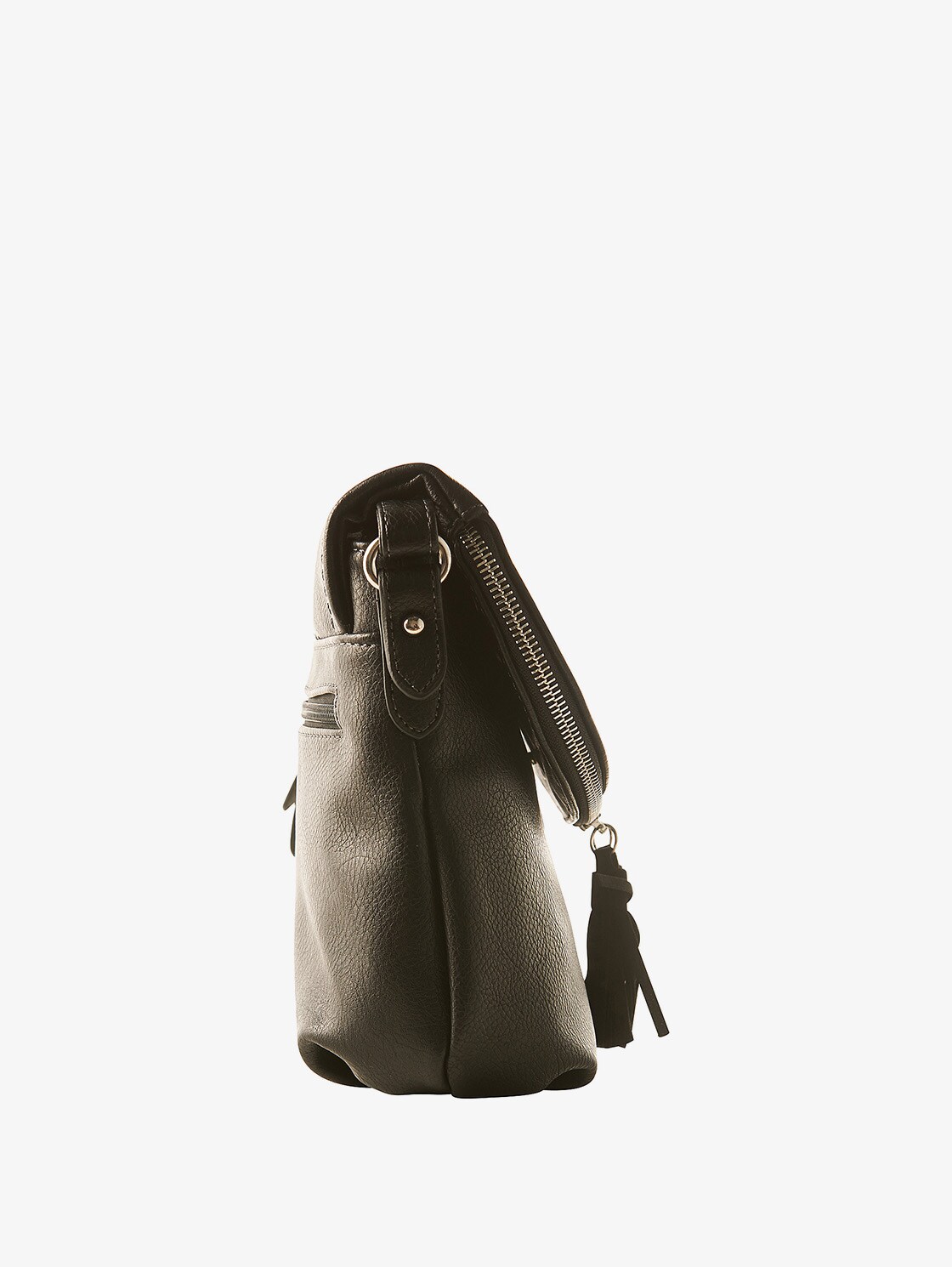 TTLARI schoudertas met kwastdetail - schwarz_black - 