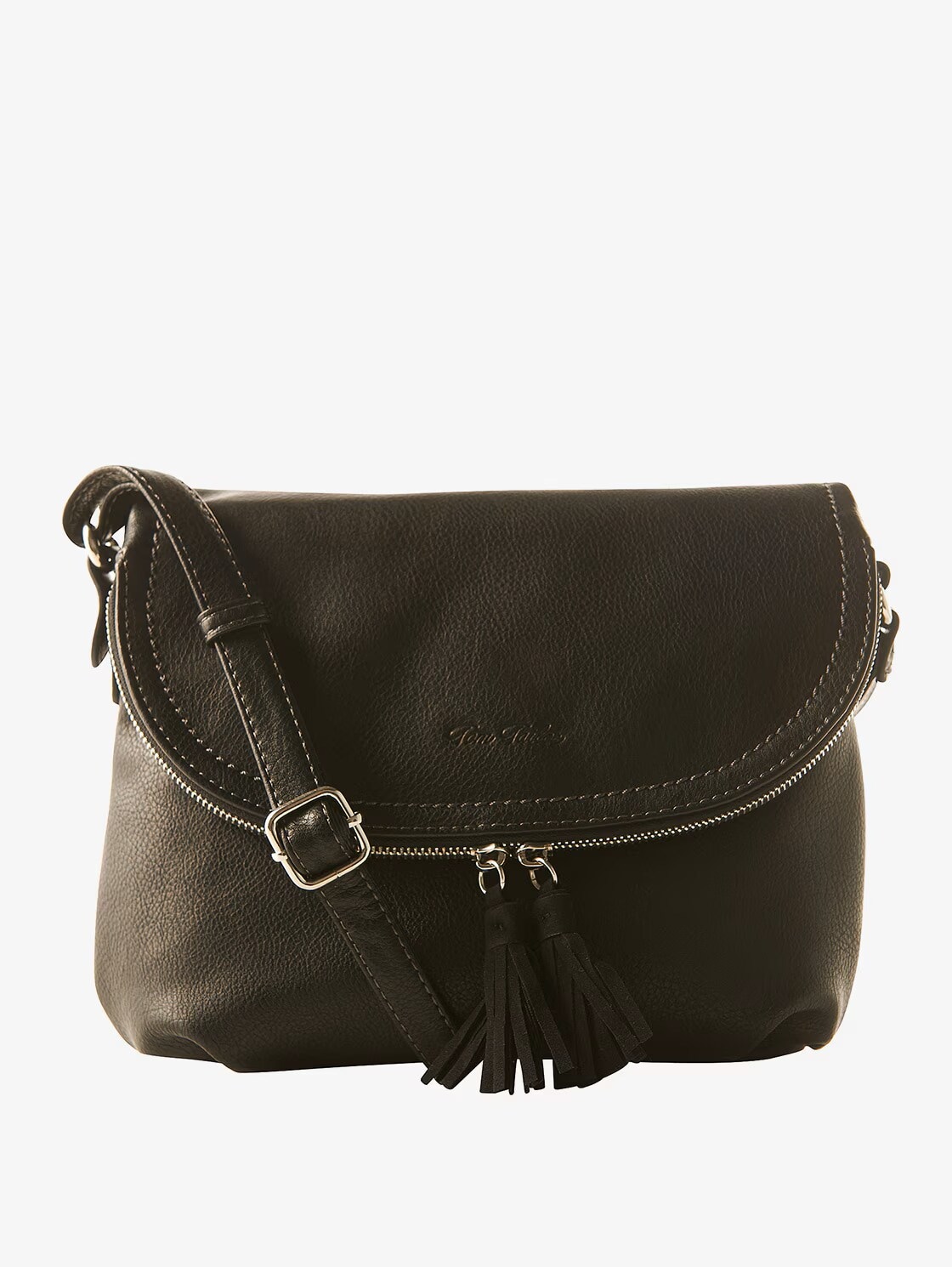 TTLARI Umhängetasche mit Quasten-Detail - schwarz / black - Vorder-Produkt-Ansicht