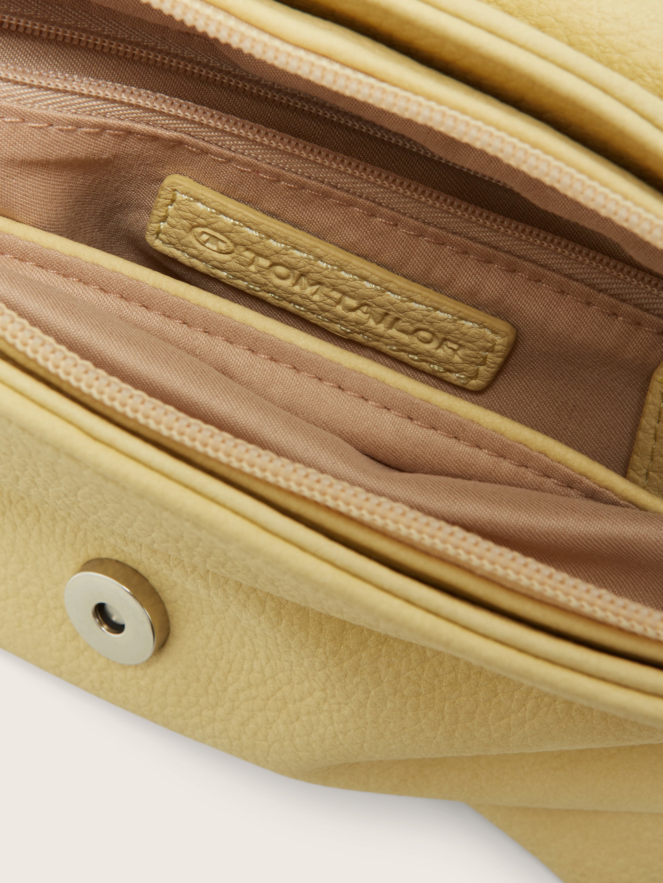 Schoudertas LARI - light yellow - zijaanzicht product 