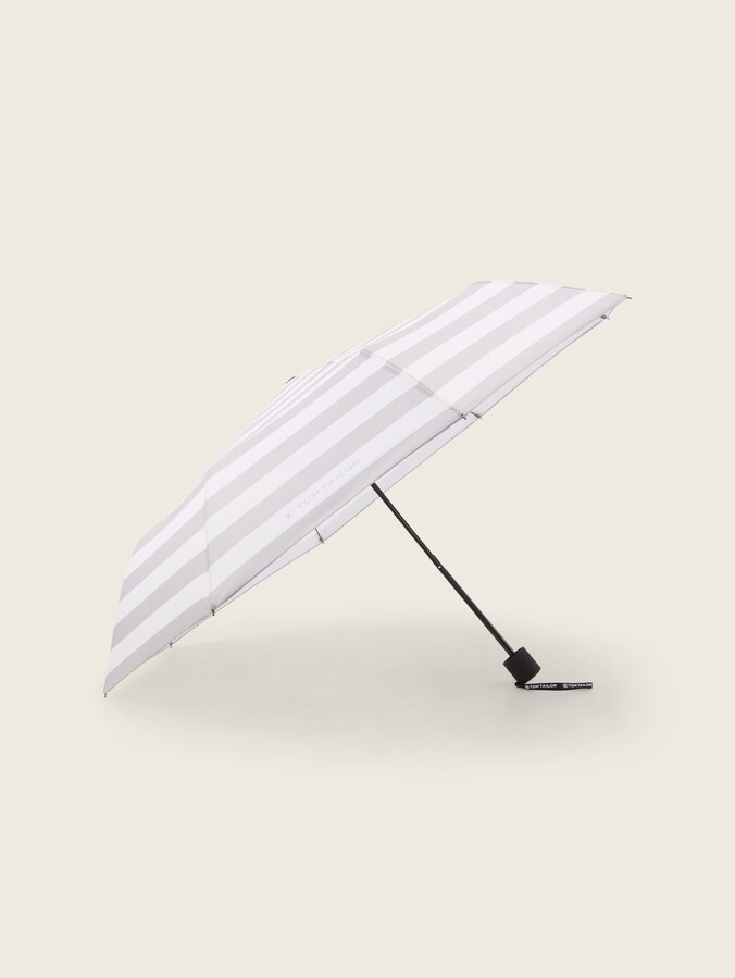 Mini umbrella by Unisex, stone stripes