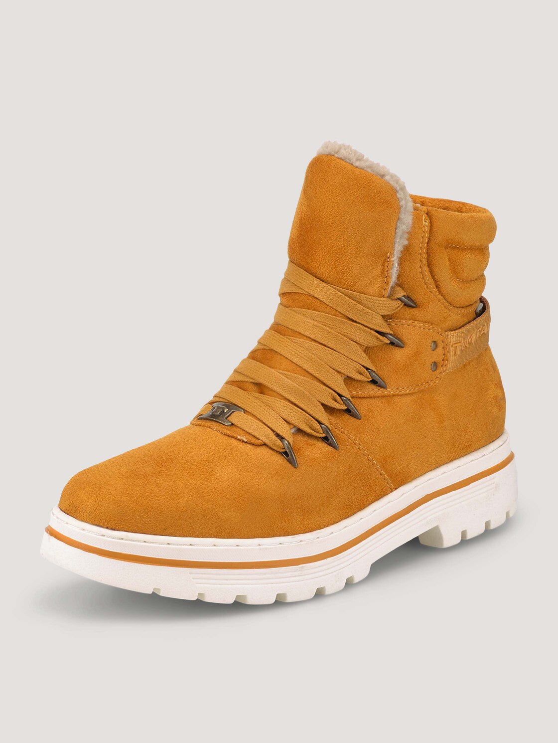 Gefütterter Stiefel - curry - seitliche Produkt-Ansicht