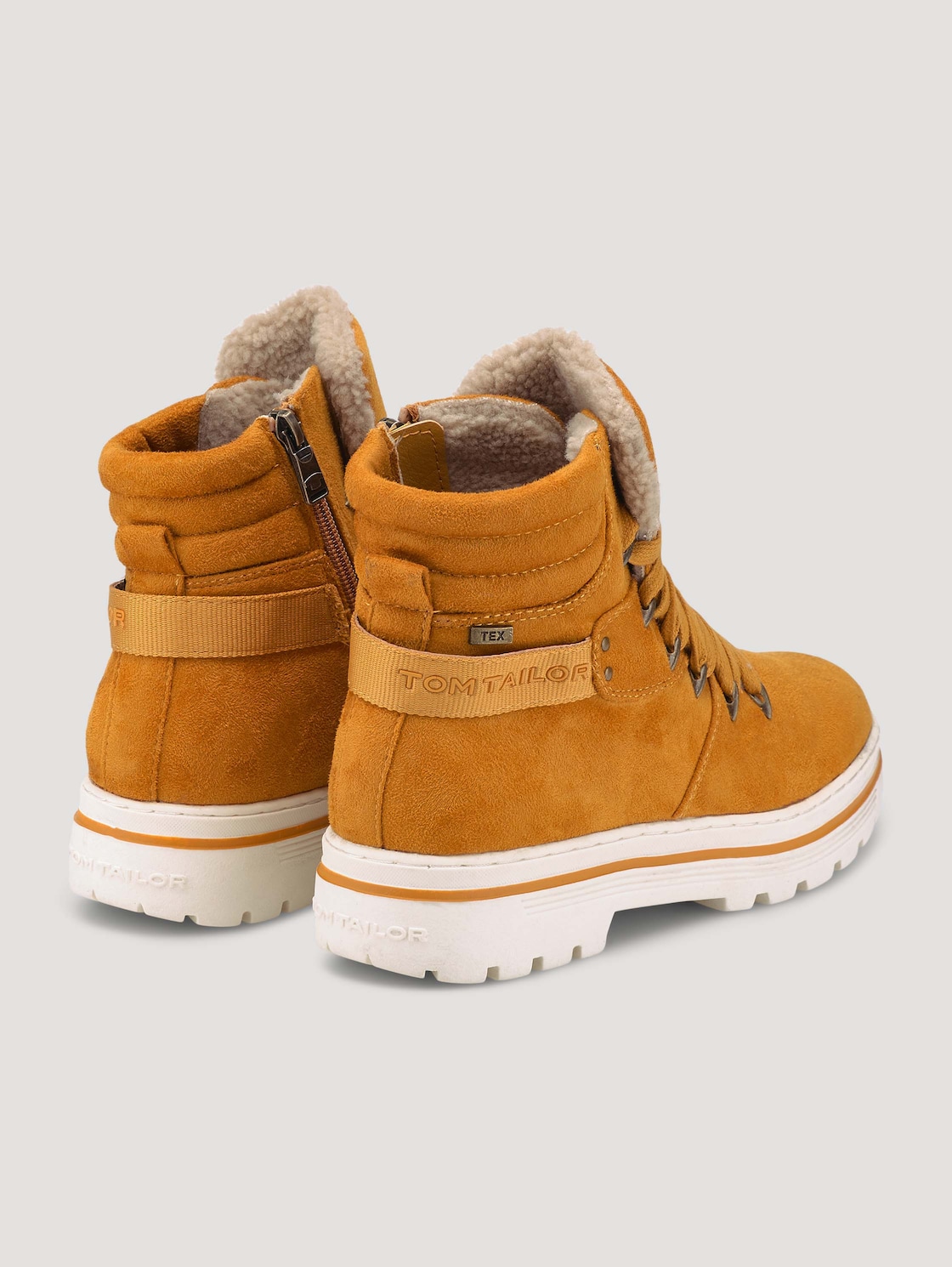 Gefütterter Stiefel - curry - Produkt-Rückansicht