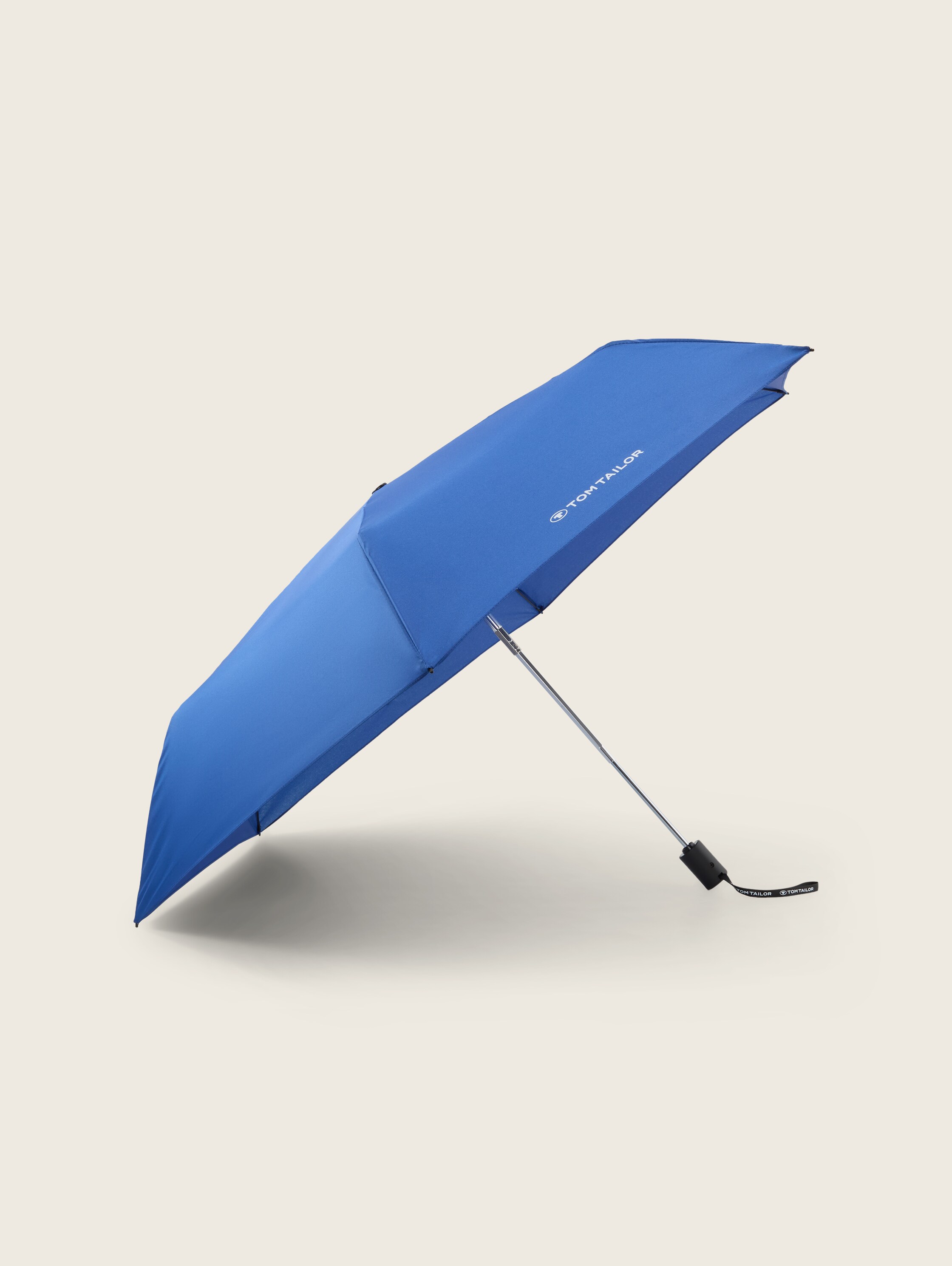 Mini Regenschirm mit Automatik - blau - 