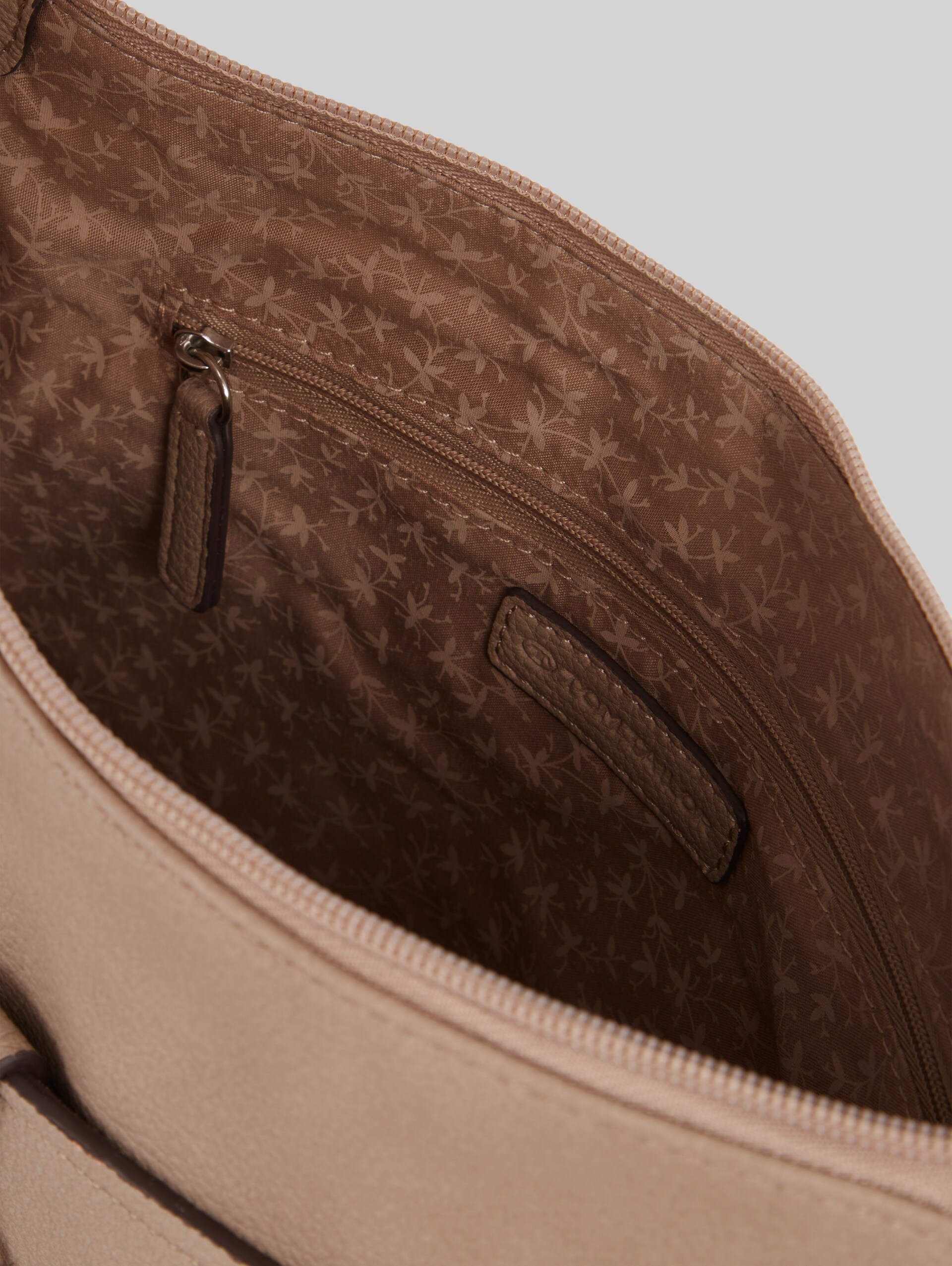 Imeri Umhängetasche - taupe / taupe - seitliche Produkt-Ansicht 