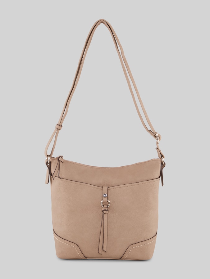IMERI schoudertas met tweekleurig effect door Women, taupe / taupe