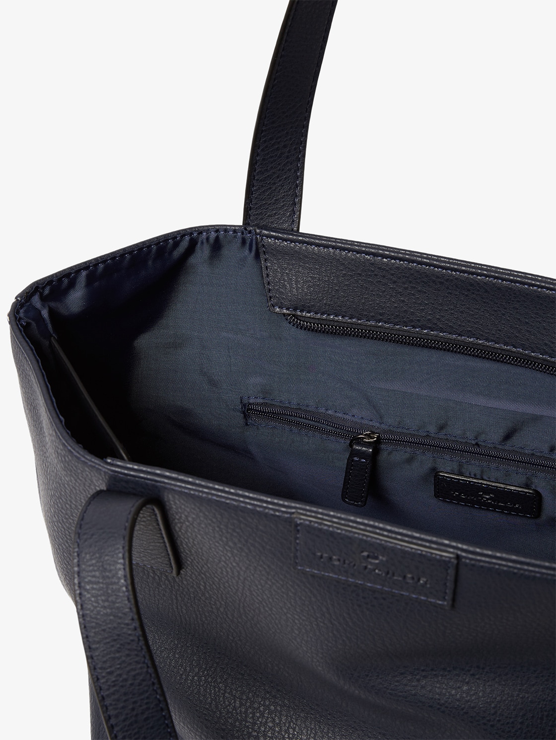 TTMIRI L shopper met logobadge - blue - zijaanzicht product