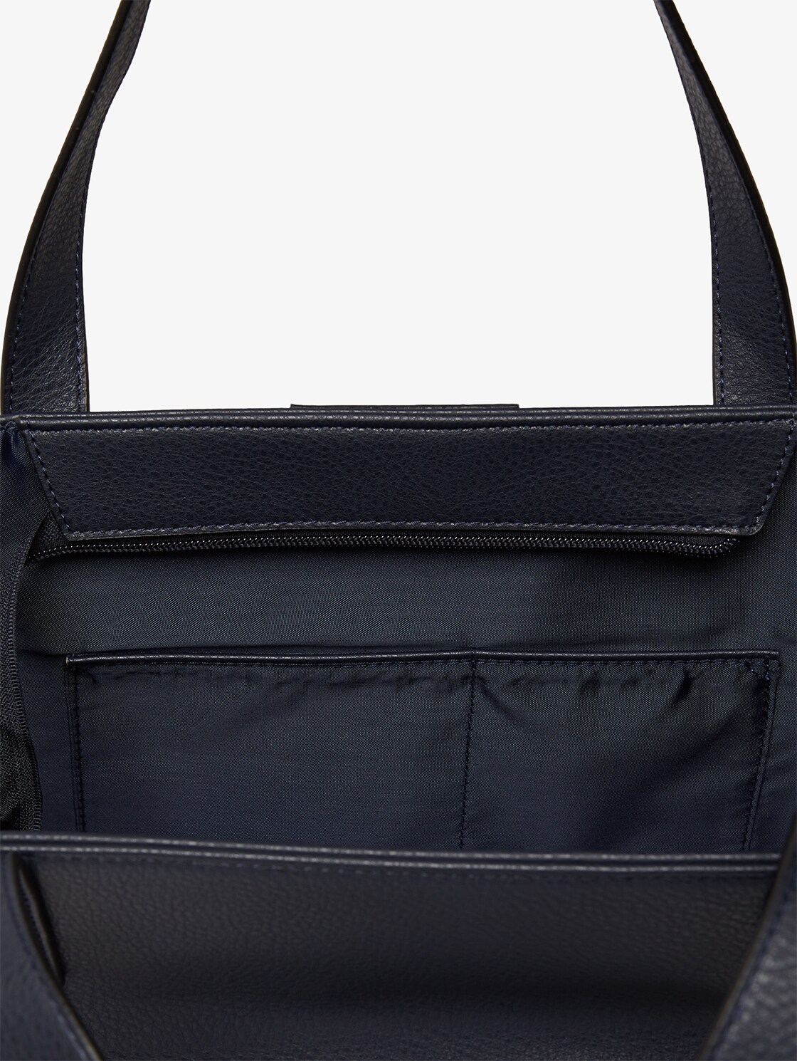 TTMIRI L shopper met logobadge - blue - zijaanzicht product