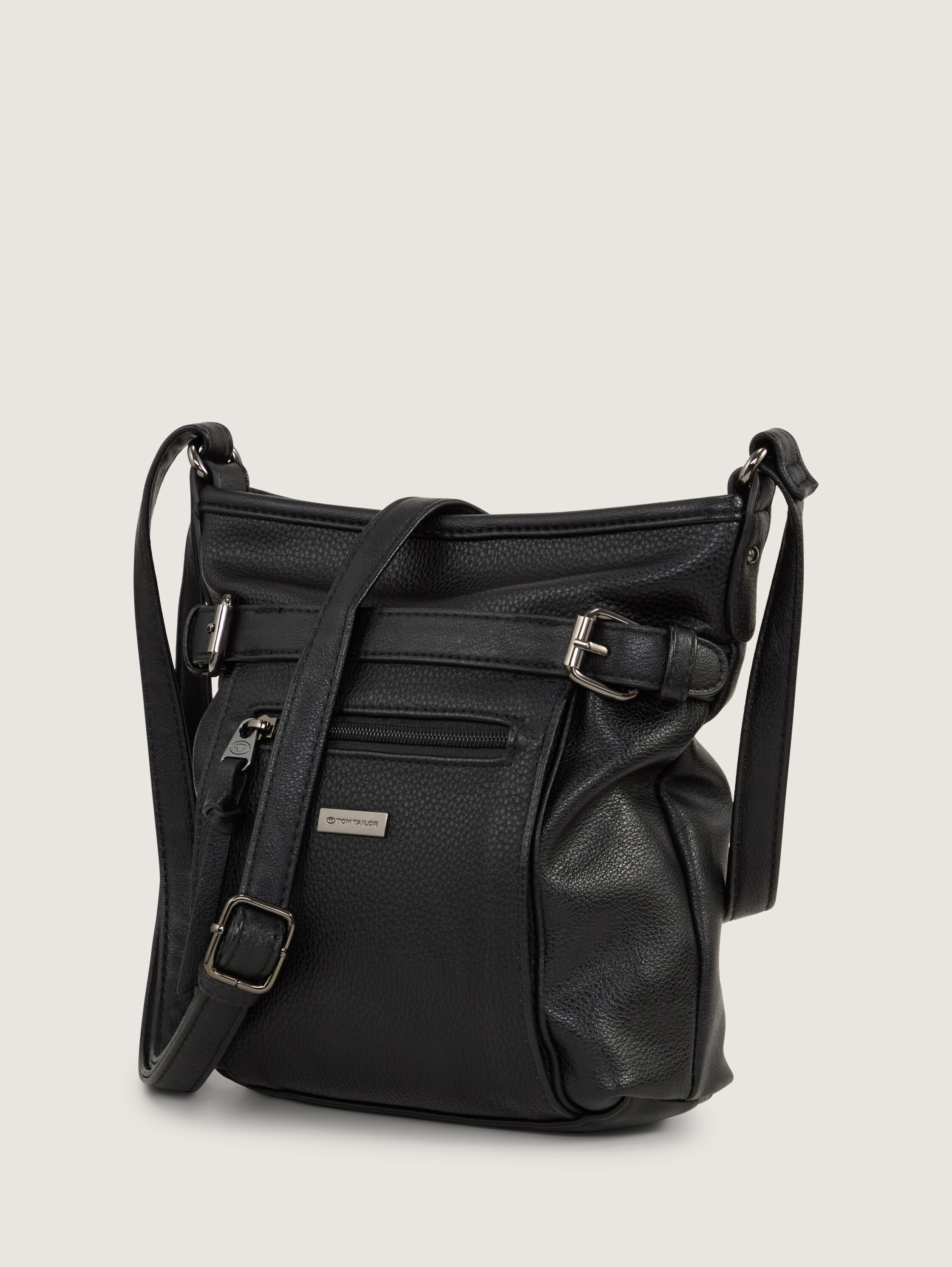 TTJUNA schoudertas met riemelement - schwarz_black - 