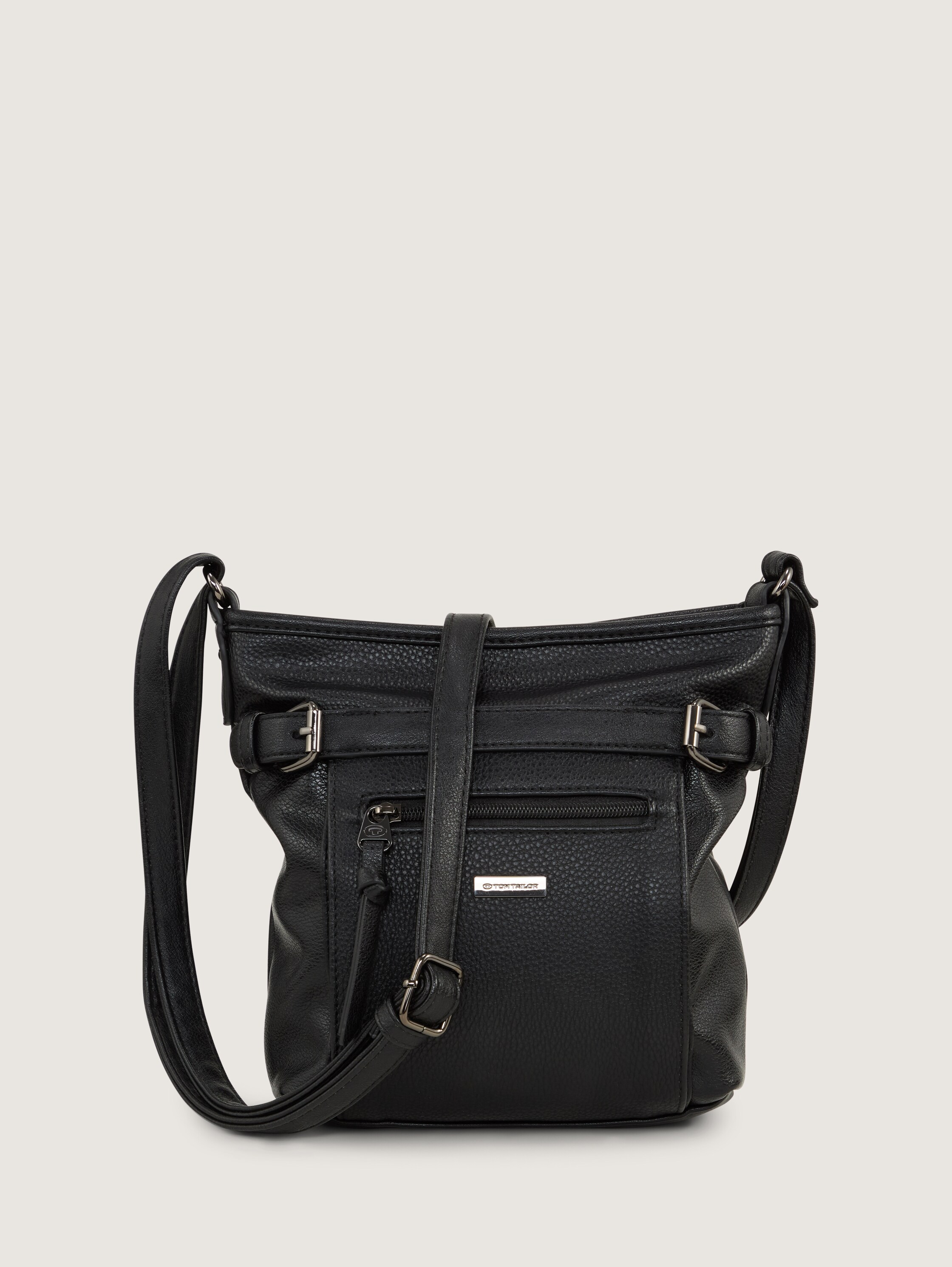 TTJUNA schoudertas met riemelement - schwarz_black - 