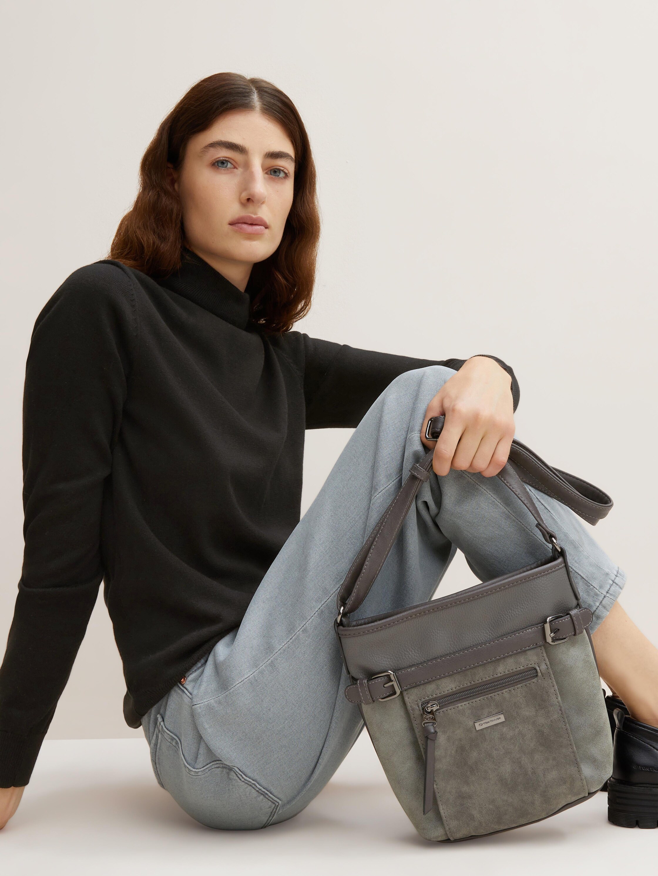 TTJUNA Umhängetasche mit Gürtelelement - grey - 