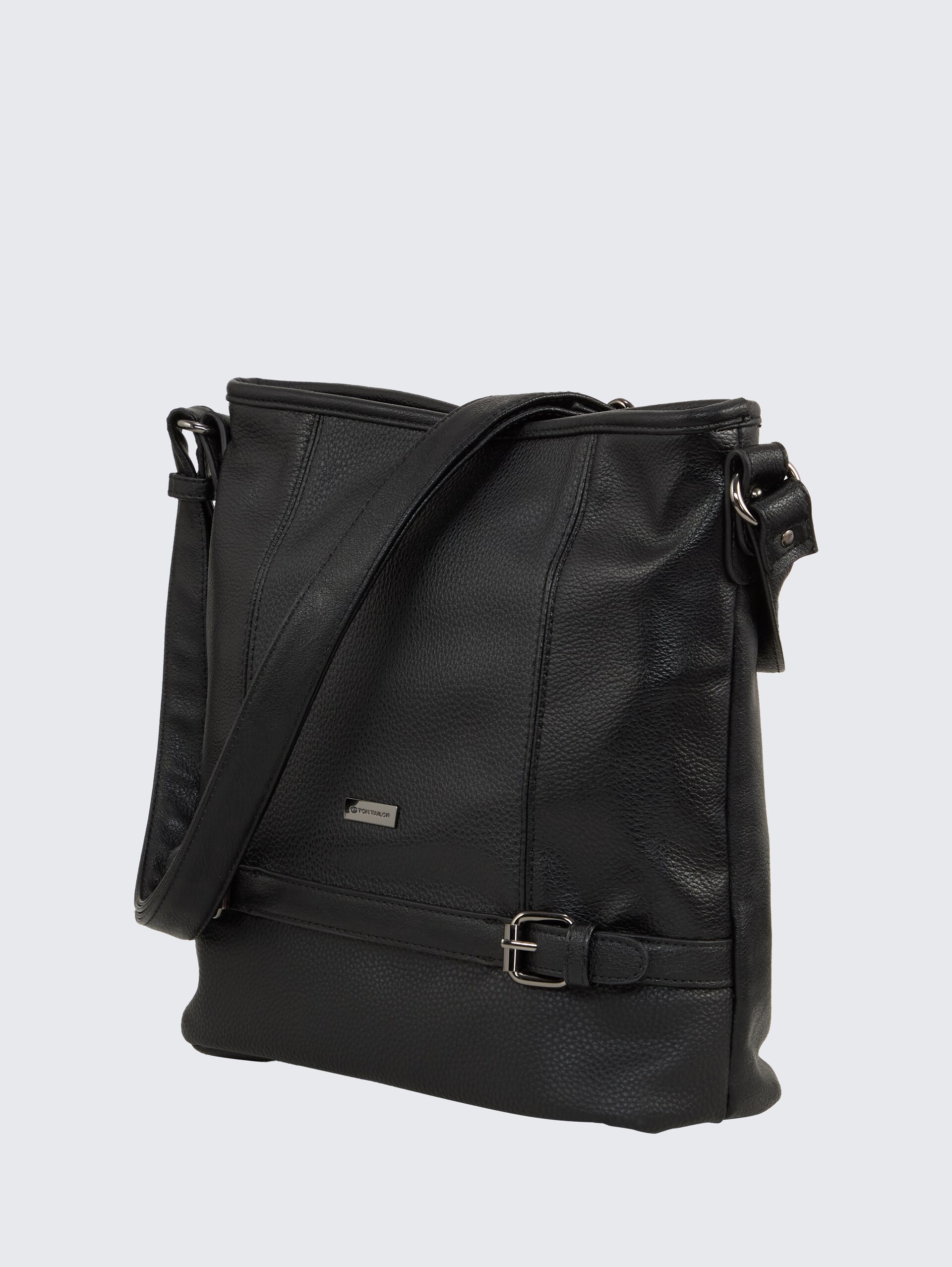 TTJUNA Beuteltasche mit Gürtelelement - schwarz / black - seitliche Produkt-Ansicht 