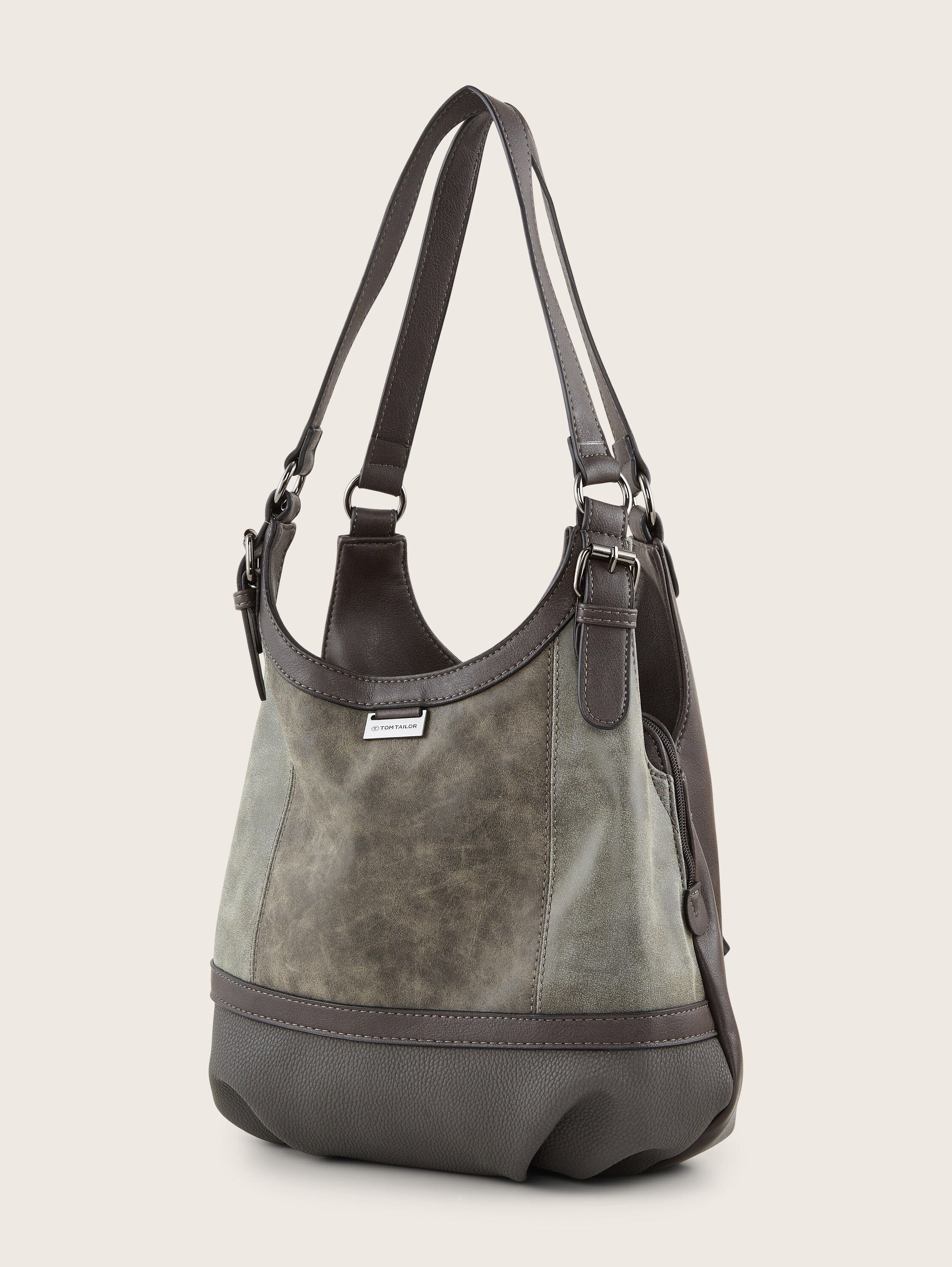 TTJUNA shopper met riemelement - grey - 