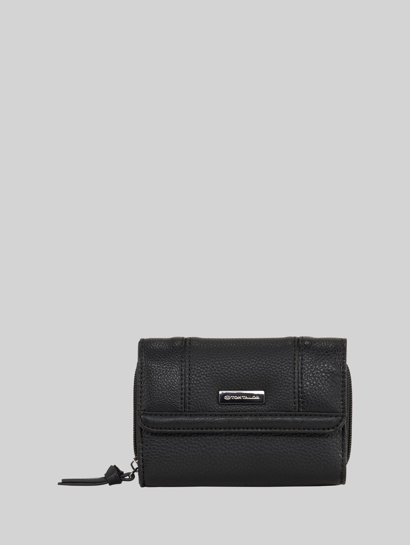 Portefeuille à rabat Juna par Women, schwarz / black