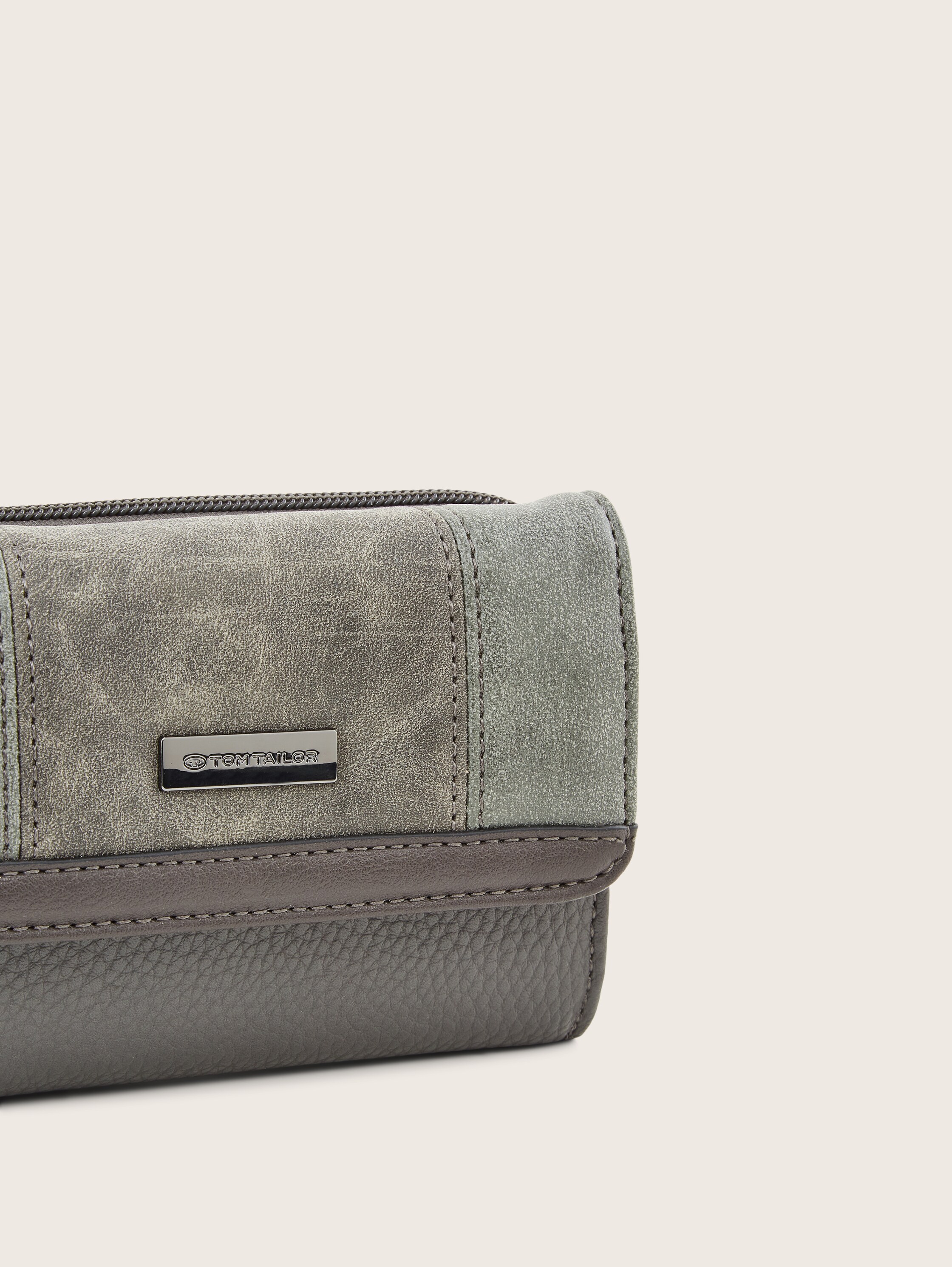 Juna flap portemonnee - grey -