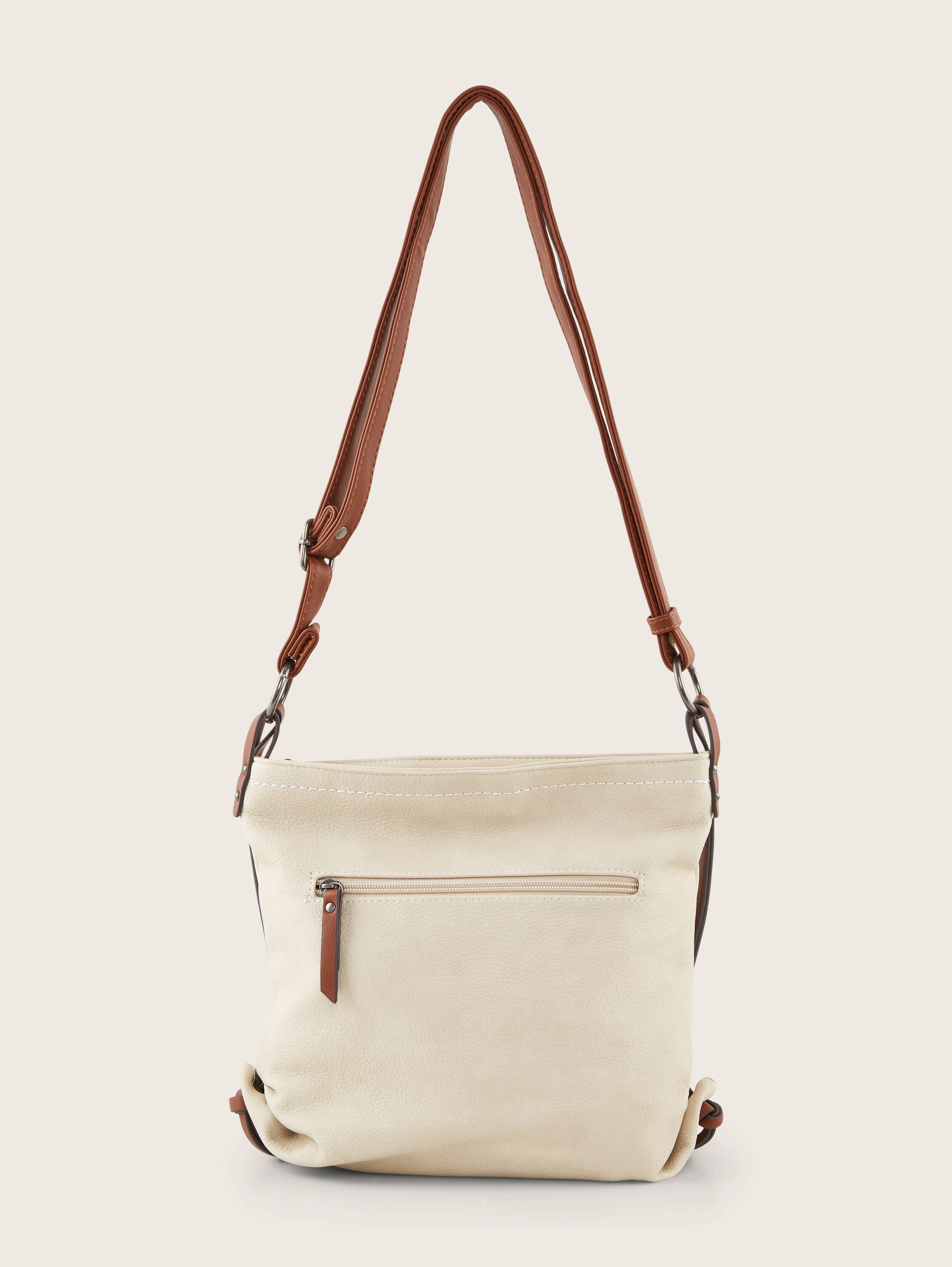 TTELIN M schoudertas met materiaalmix - off_white_off_white - 