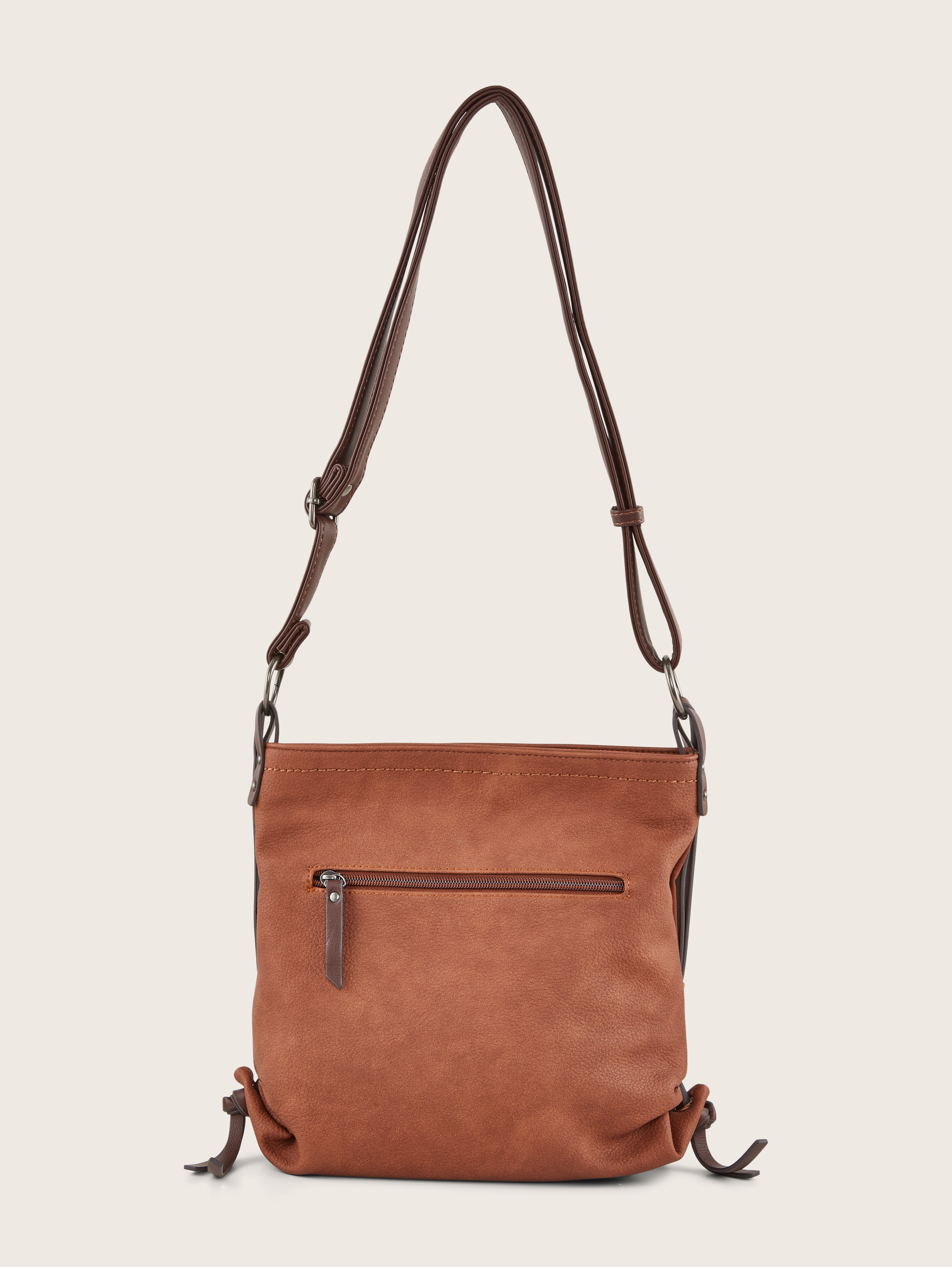 TTELIN M shoulder bag with material mix by Tom Tailor