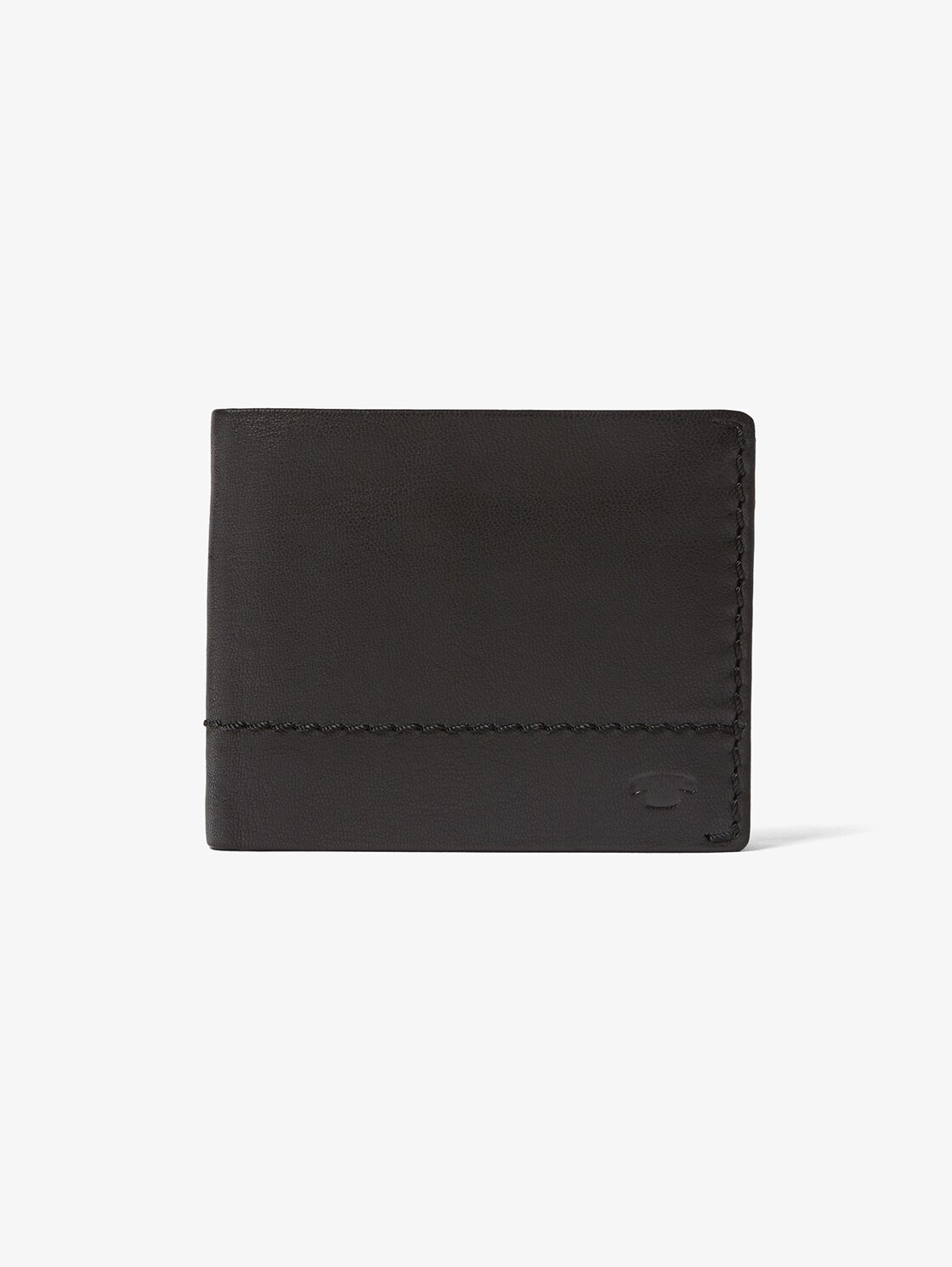 TTKAI Brieftasche aus Leder - schwarz / black - Vorder-Produkt-Ansicht