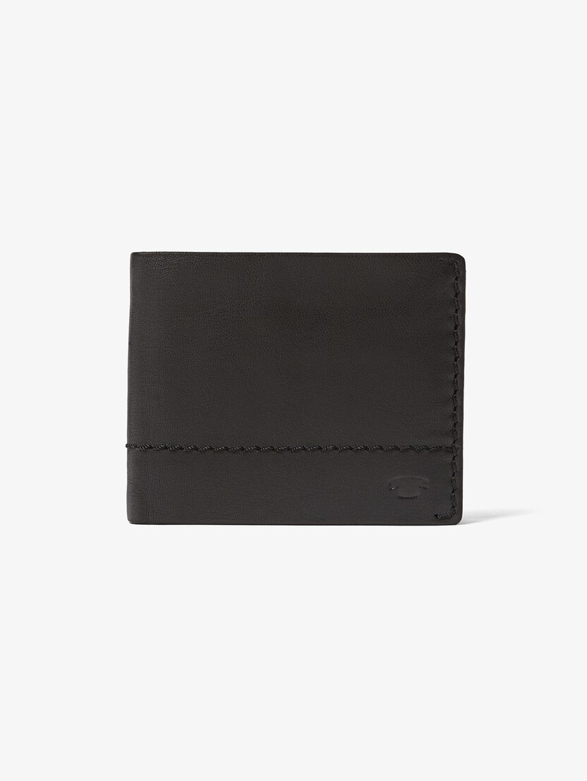 TTKAI Brieftasche aus Leder von Men, schwarz / black