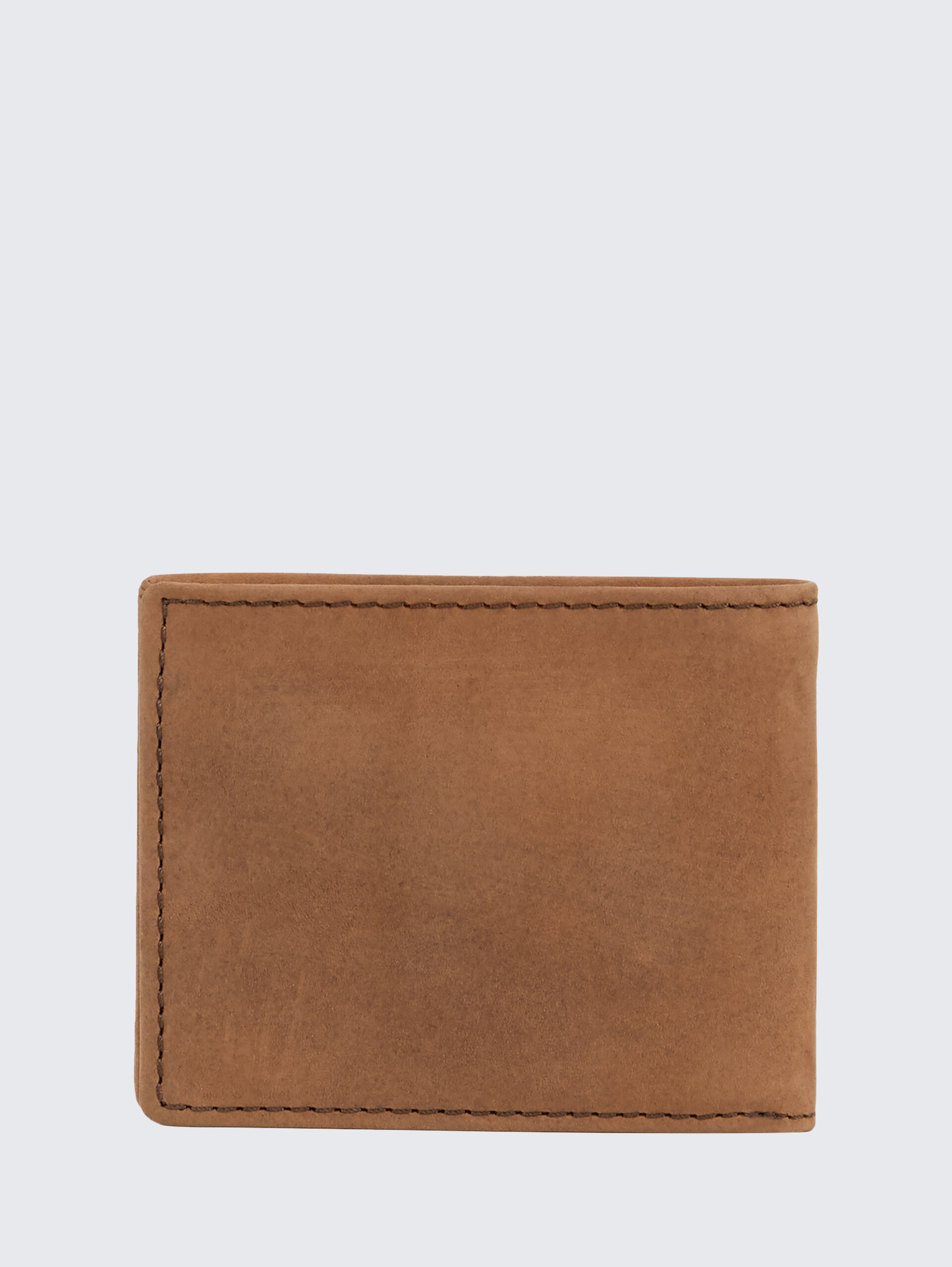 TTRON Brieftasche aus Leder - braun / brown - Produkt-Rückansicht