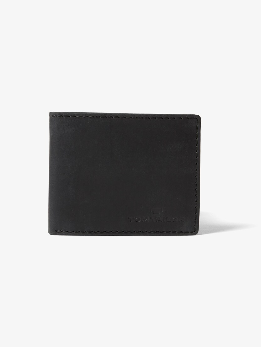 TTRON portemonnee van leer door Men, schwarz / black