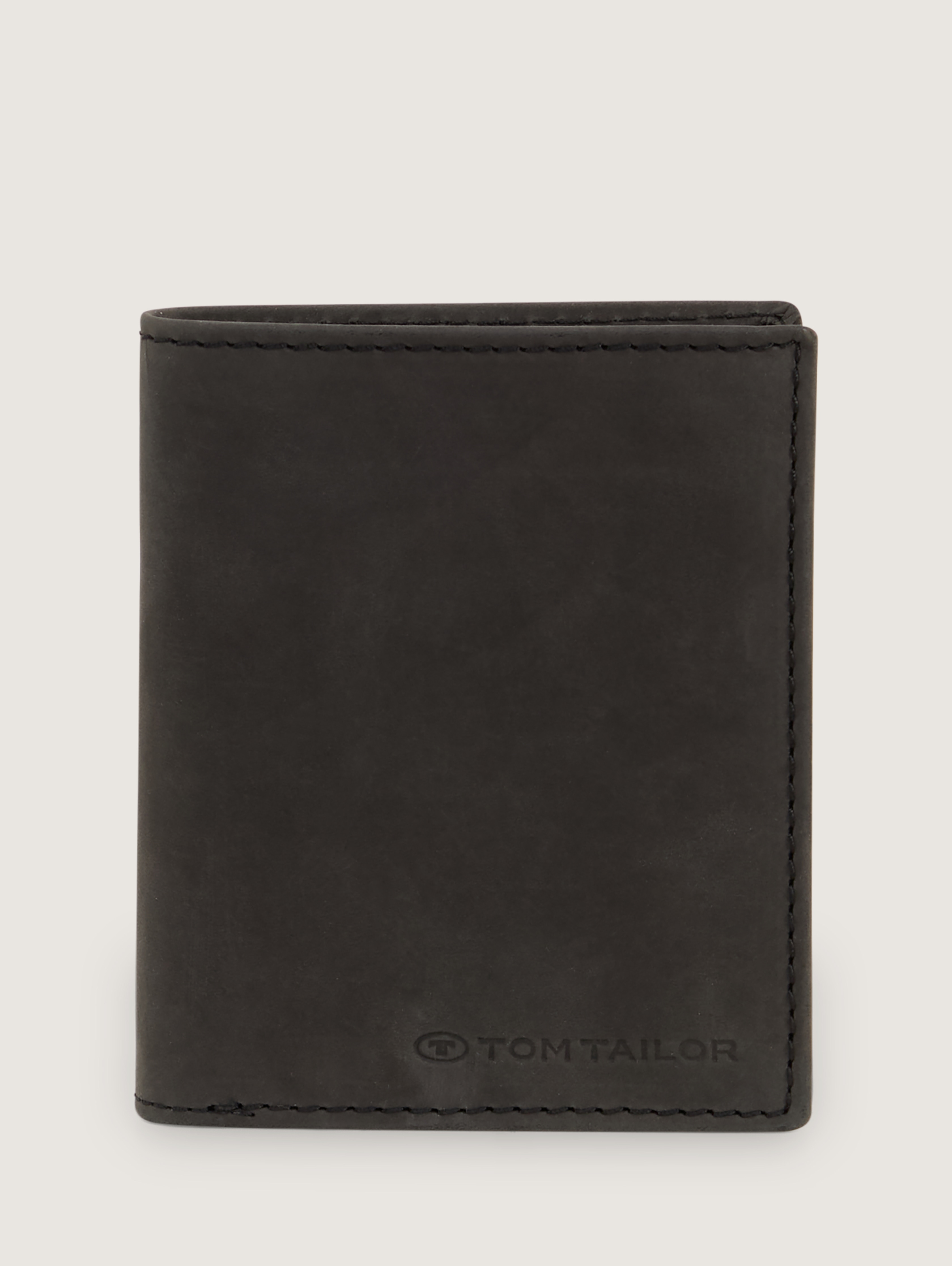 TTRON Brieftasche aus Leder von Men, schwarz / black