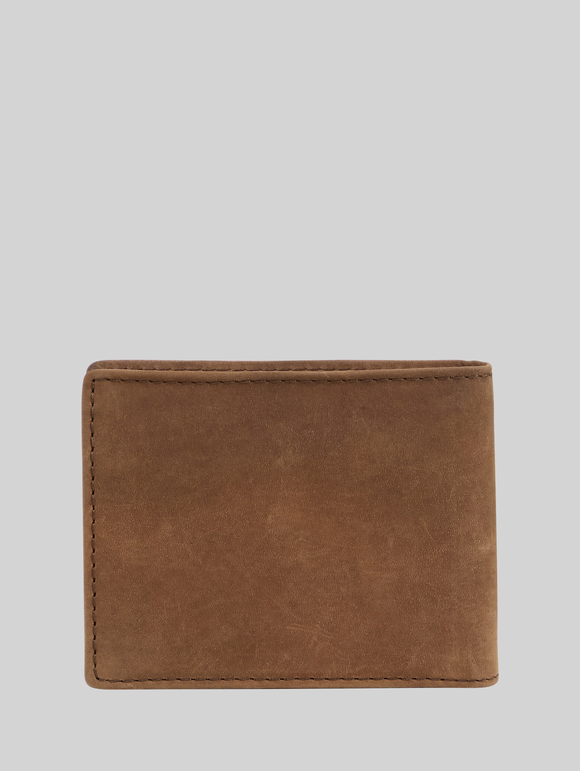 TTRON Brieftasche aus Leder - braun / brown - Produkt-Rückansicht