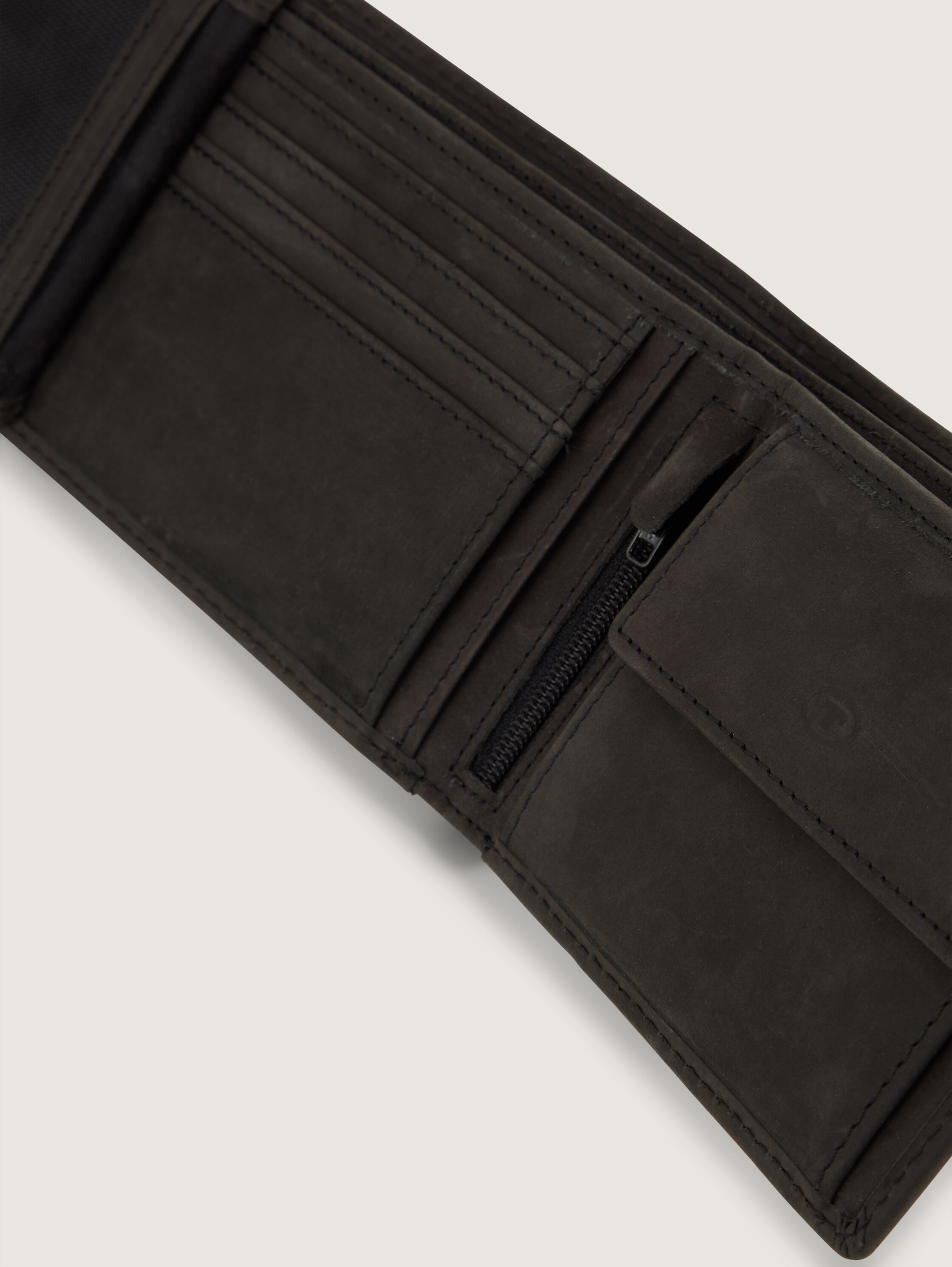 TTRON leren portemonnee - schwarz_black - 
