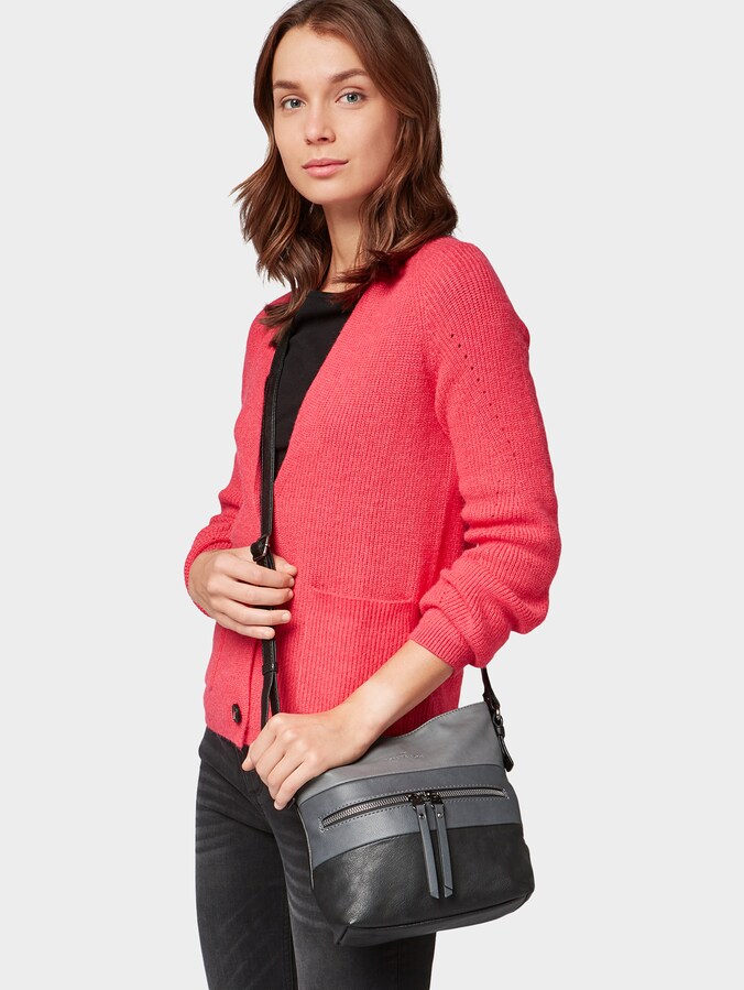 TTELLEN M Umhängetasche mit Colour-Blocking von Women, schwarz / black