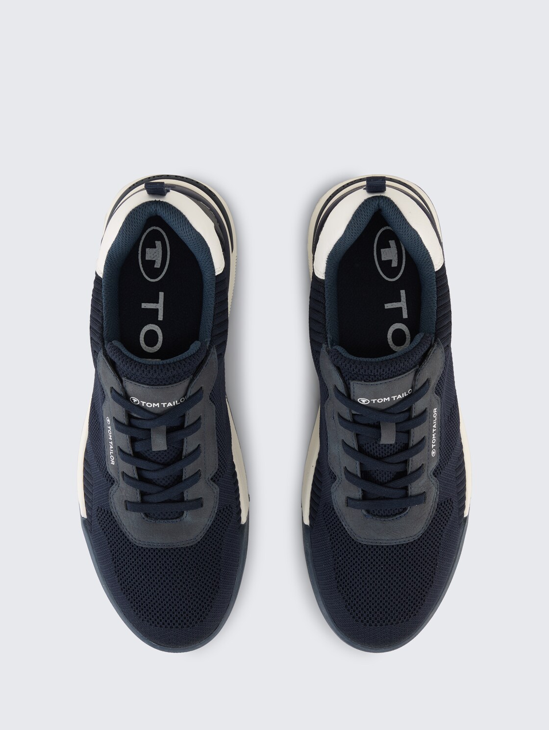 Sneaker mit Mesh - navy - Produkt-Ansicht von oben 